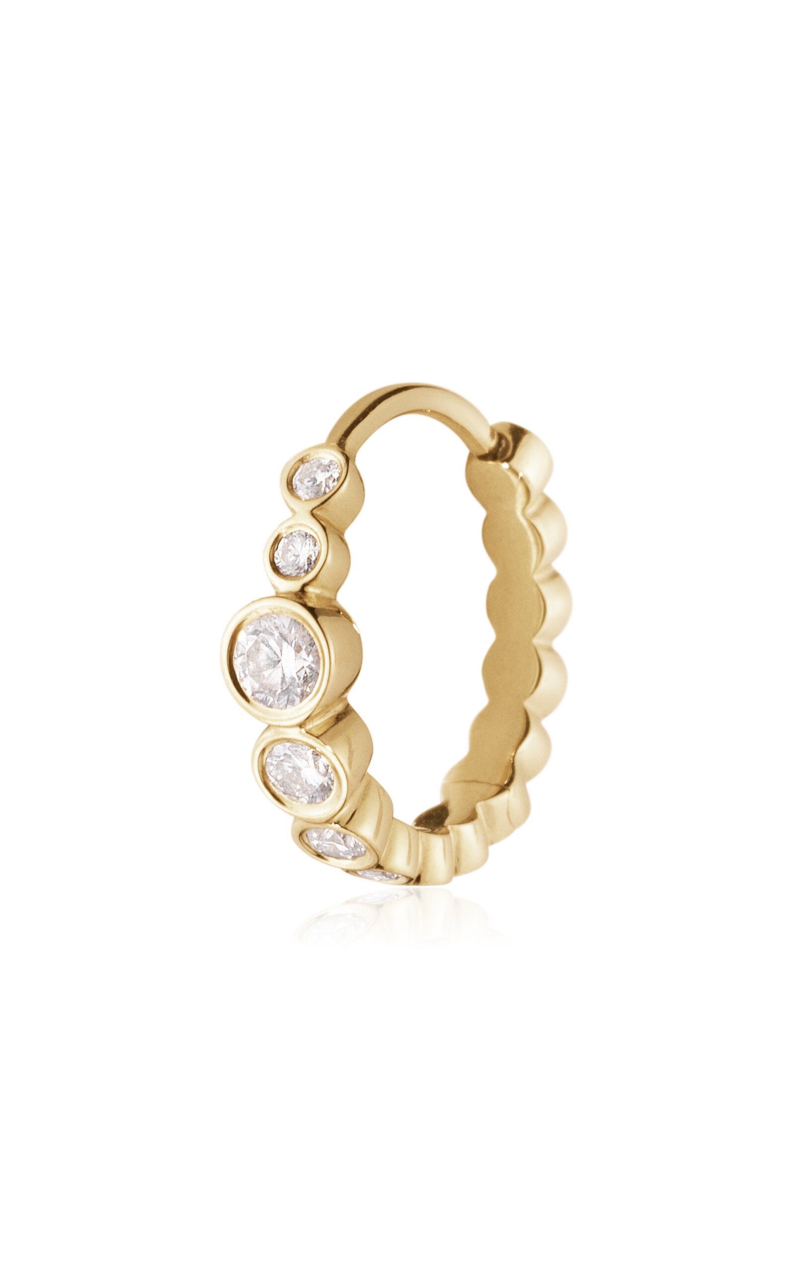 Shop Sophie Bille Brahe 18k Yellow Gold Diamond Single Earring