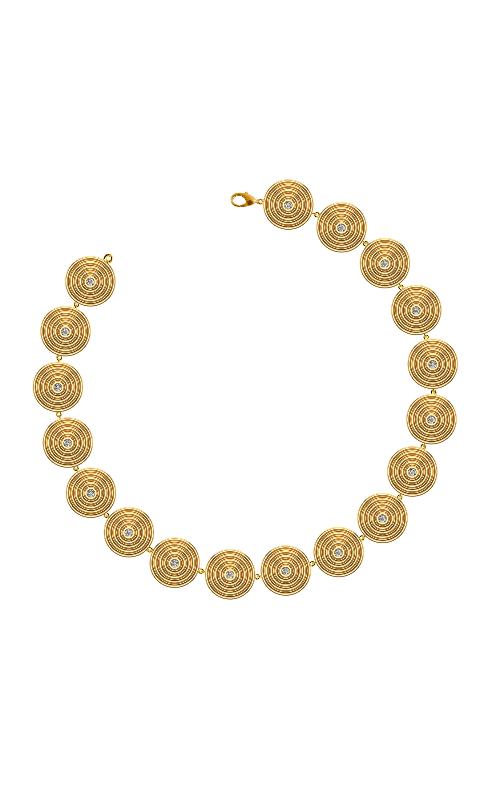 Universum 18K Yellow Gold Diamond Bracelet