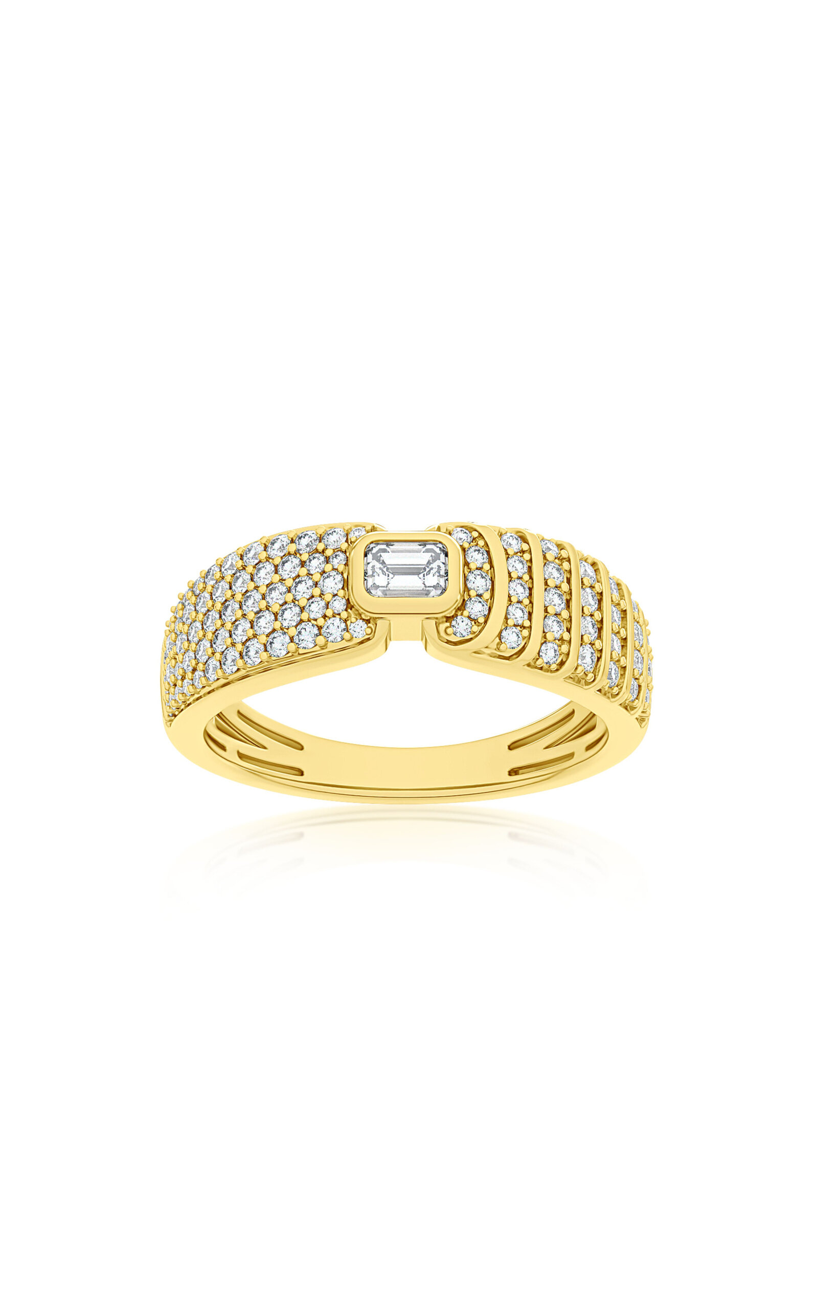 Adire 18K Yellow Gold Diamond Ring