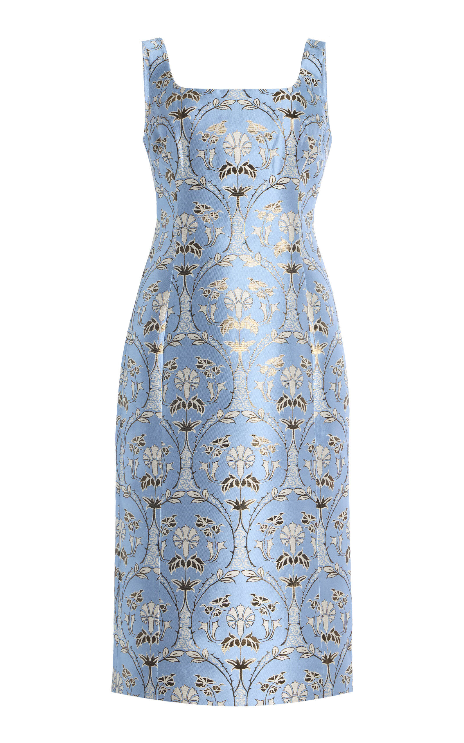 Carlie Jacquard Midi Dress