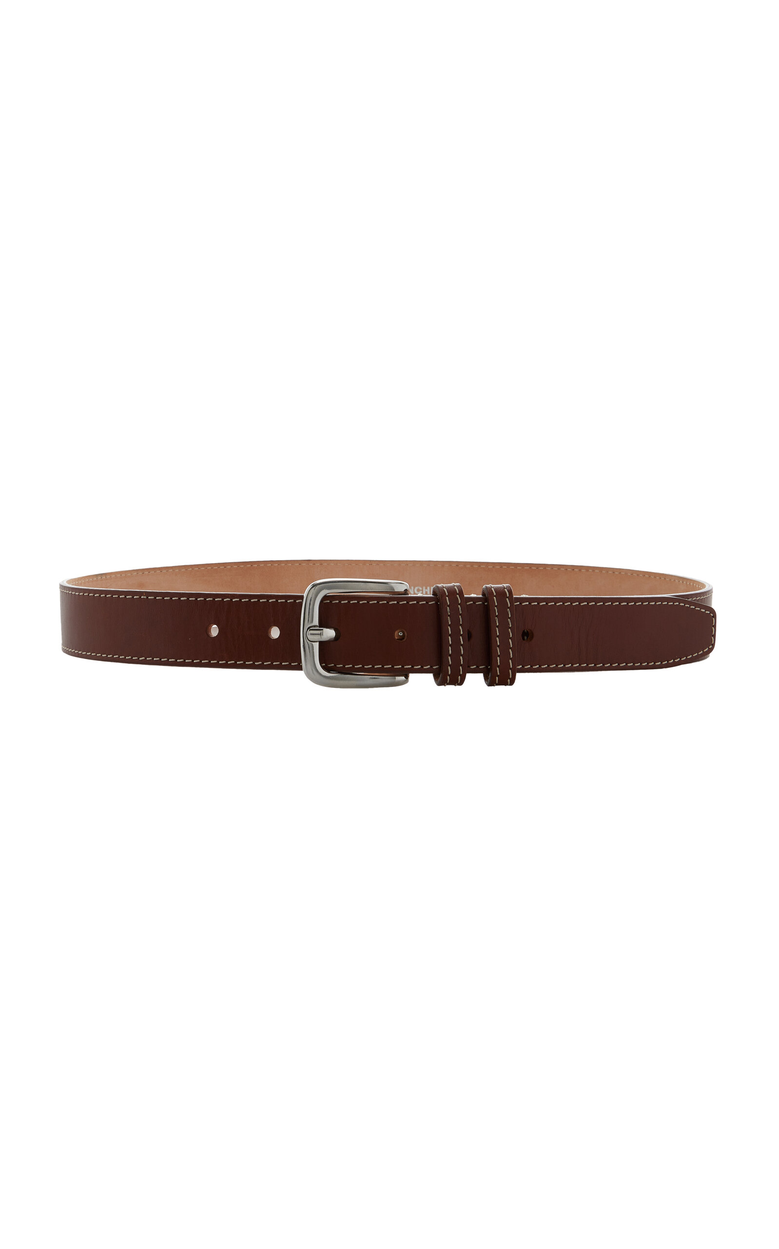 Shop Dehanche Louison Leather Belt In Brown