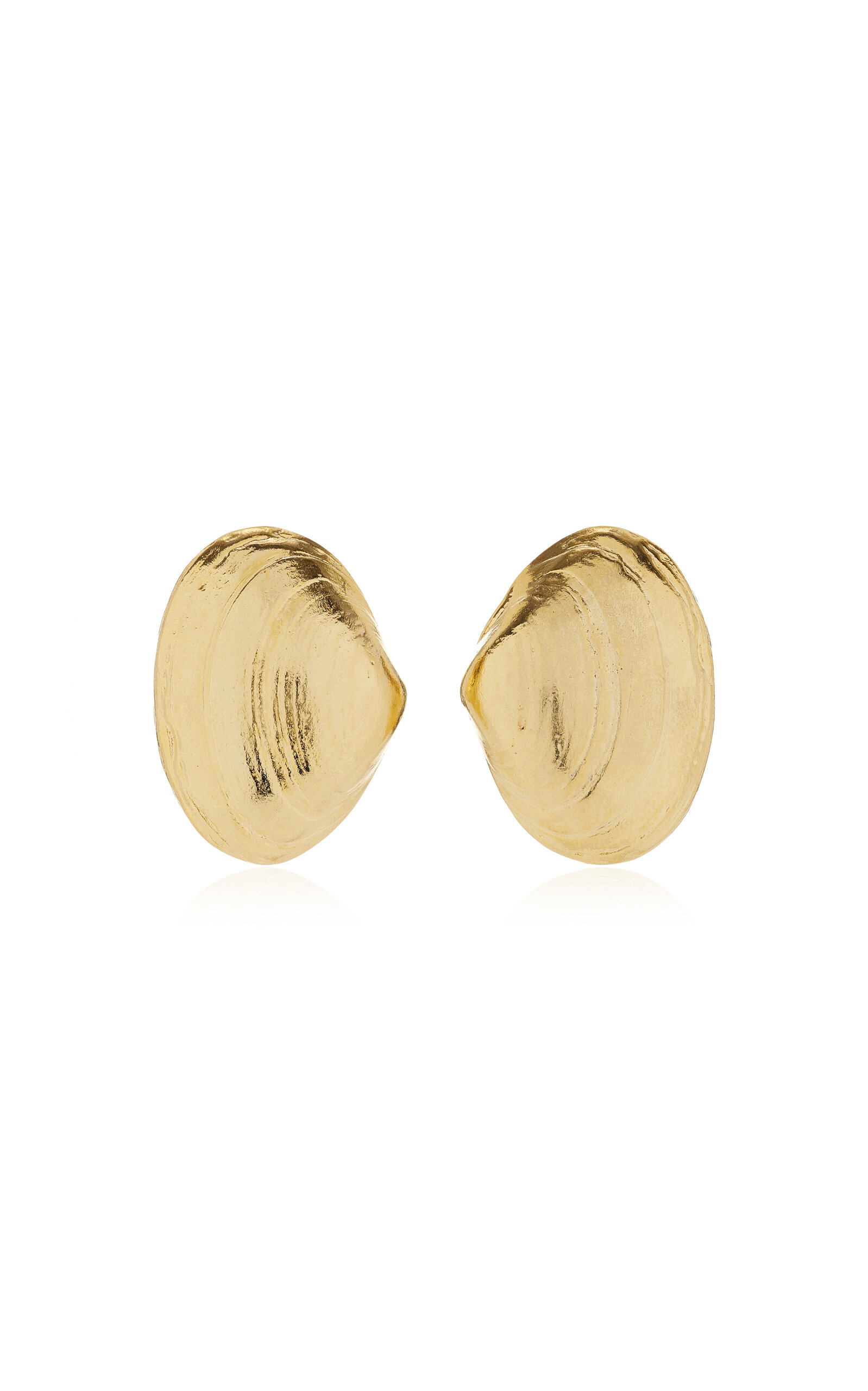 Exclusive 24K Gold-Plated Shell Earrings