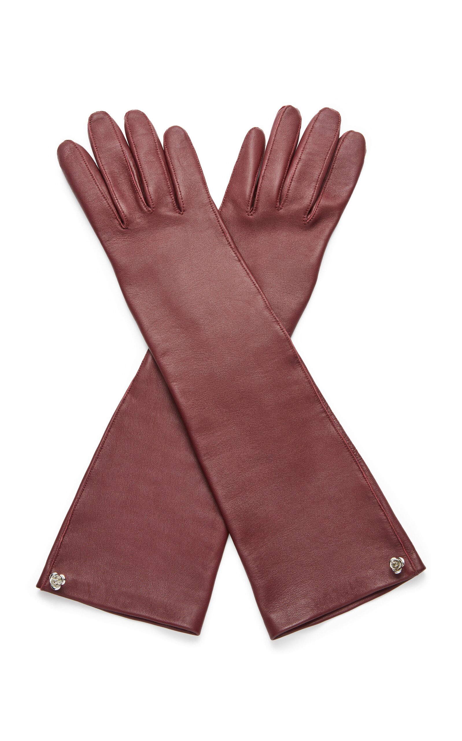 Long Leather Gloves