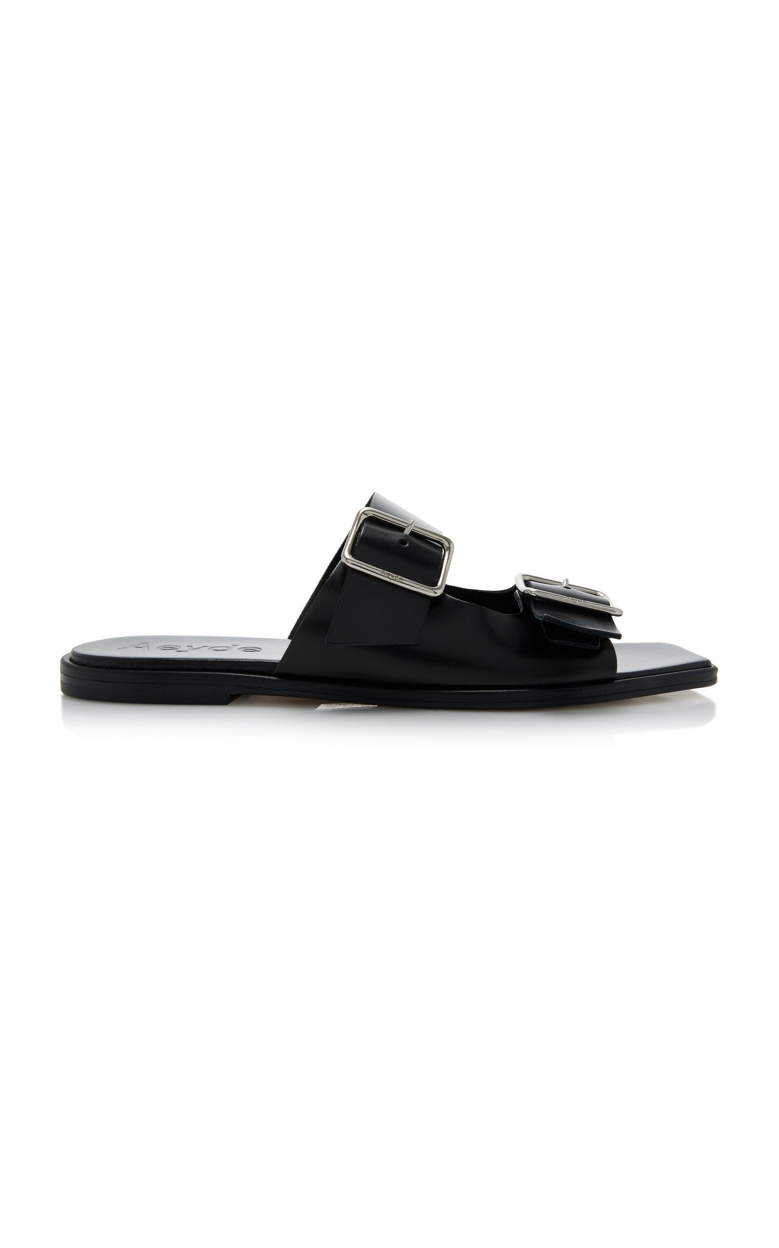 Tonya Leather Slide Sandals