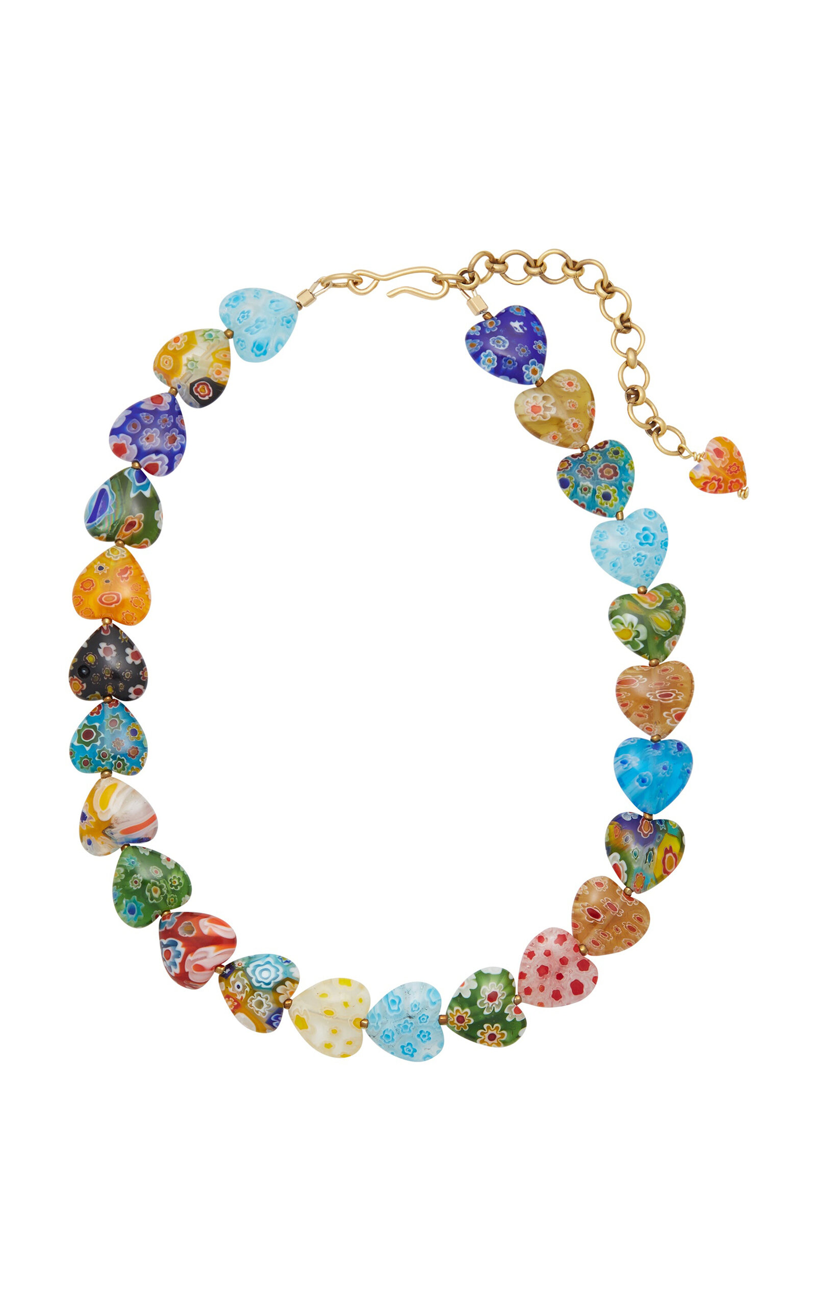 Higher Love Gold-Plated Glass Necklace