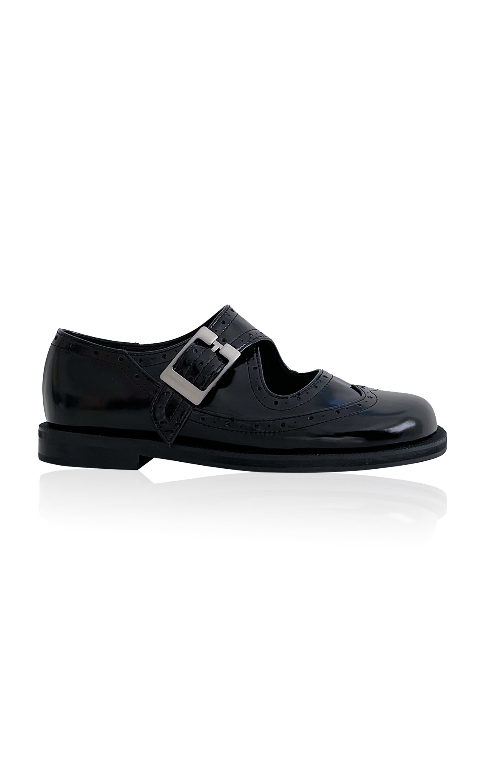 Monk-Strap Leather Loafers