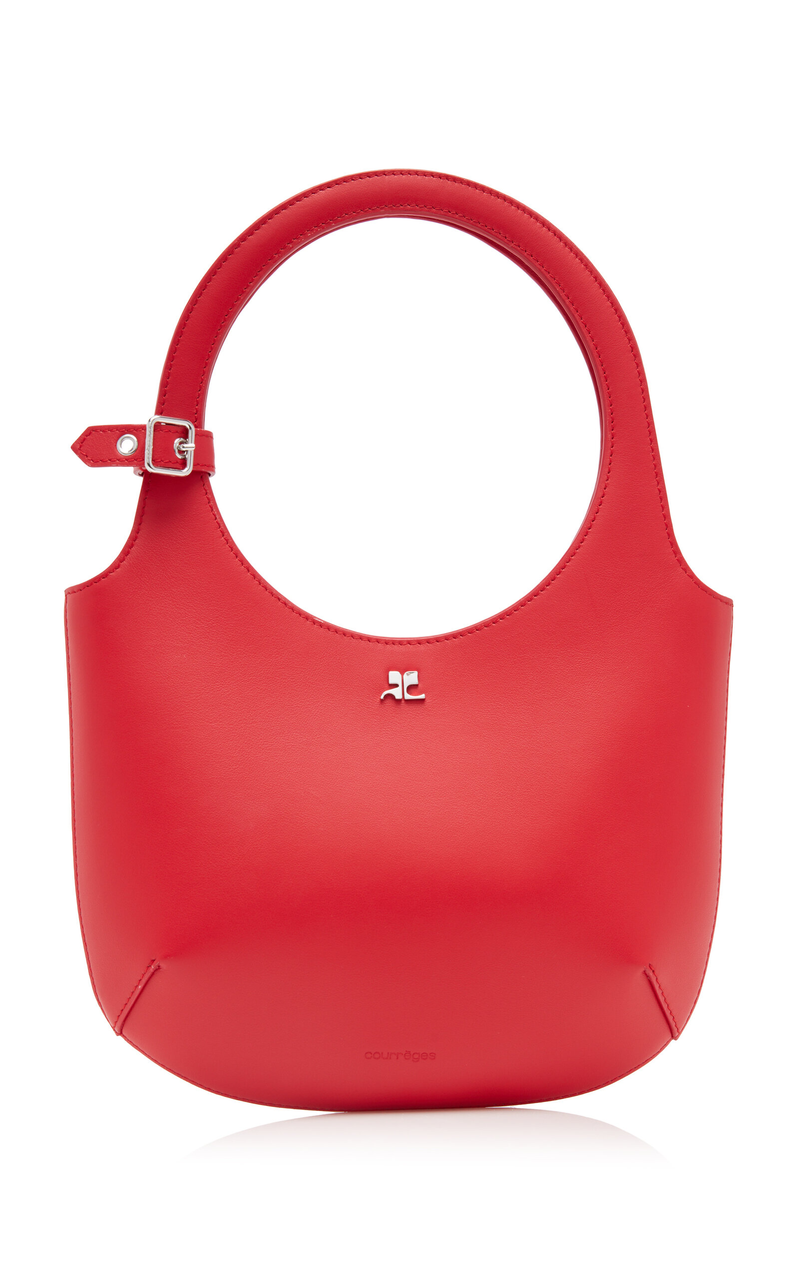 Courrèges Holy Leather Top Handle Bag