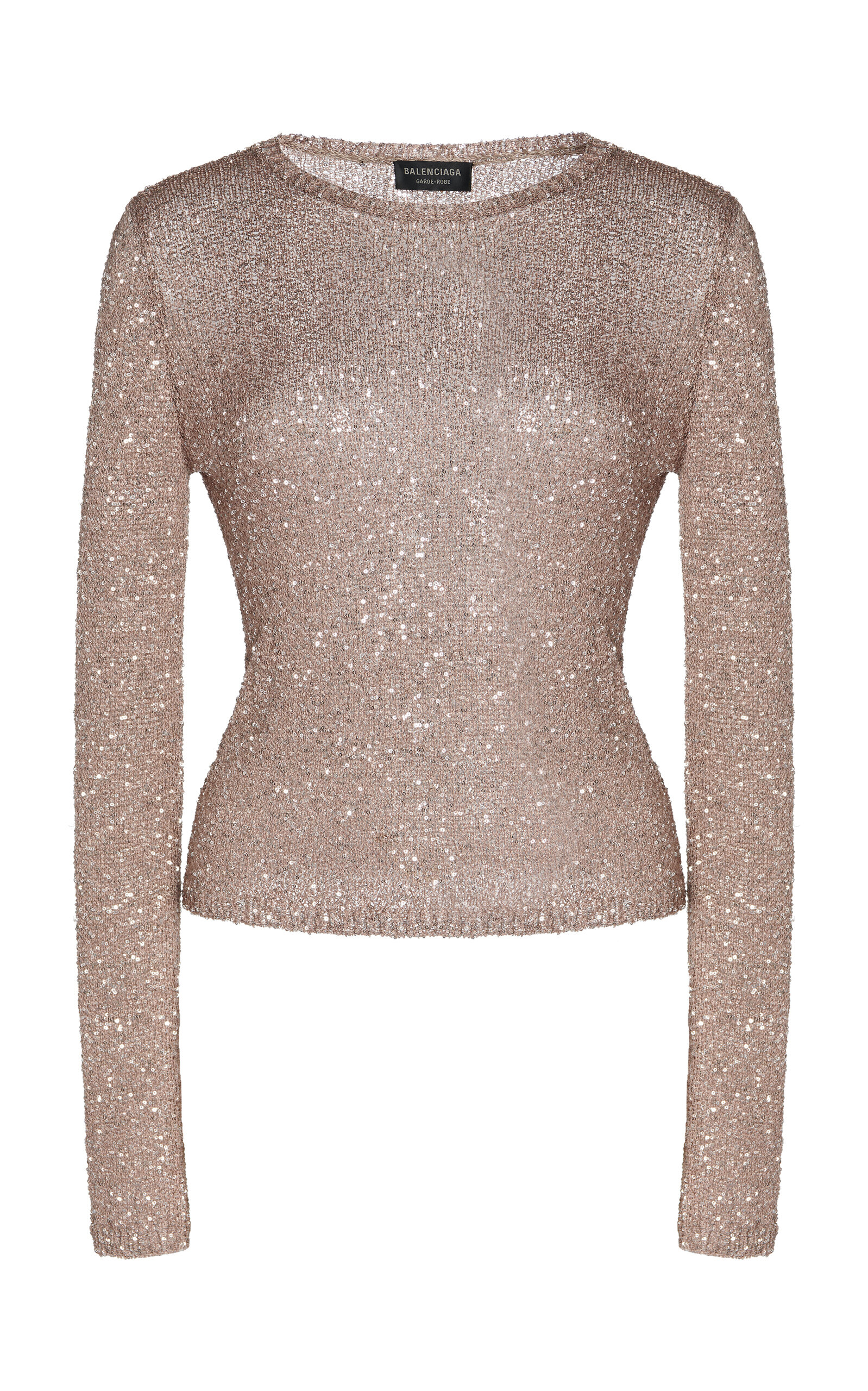 Sequined Knit Top