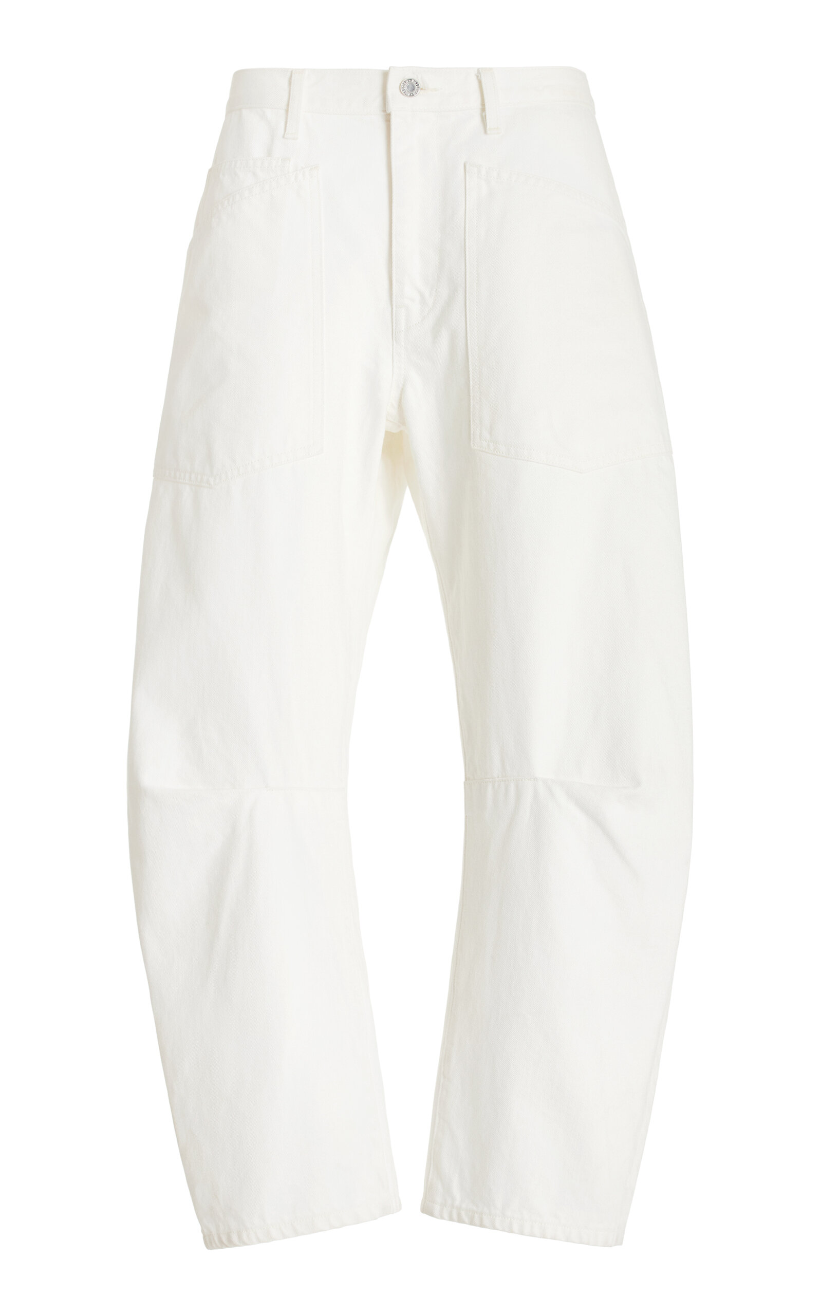 Shop Nili Lotan Shon Stretch Jeans In Ivory