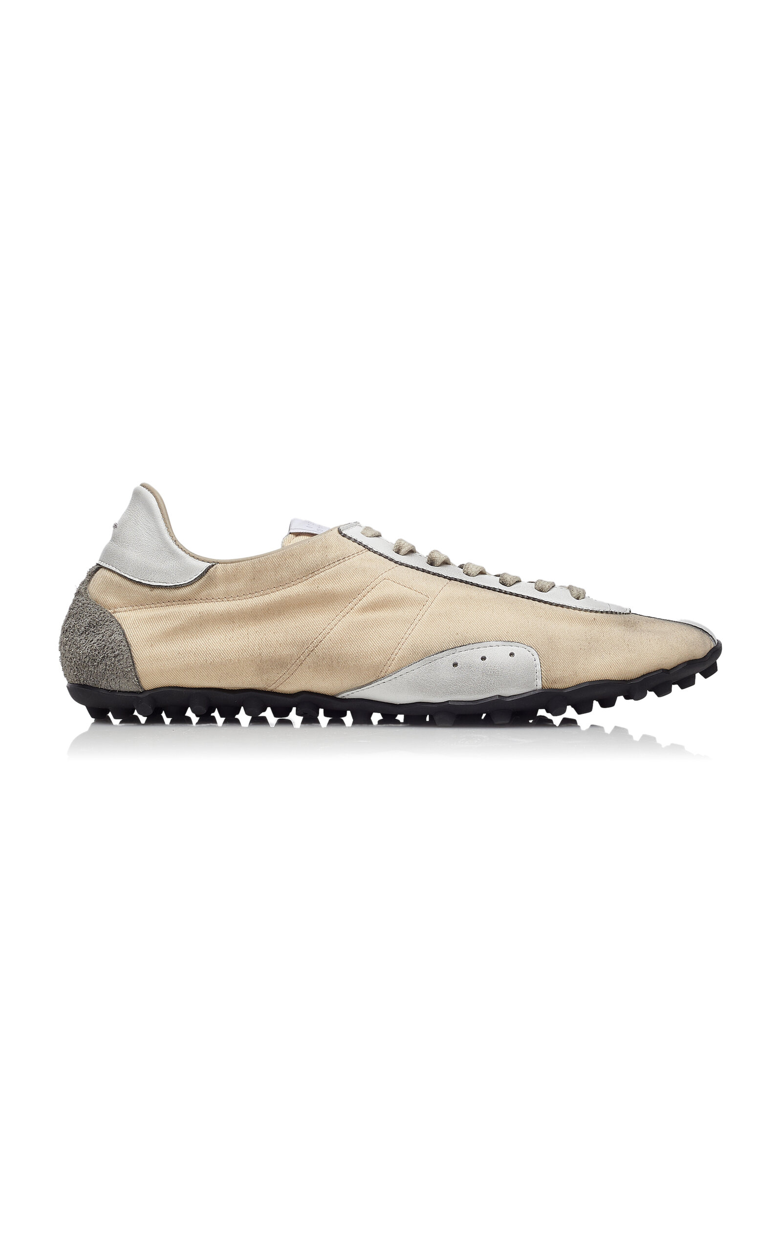 Sprinters Leather-Trimmed Drill Sneakers