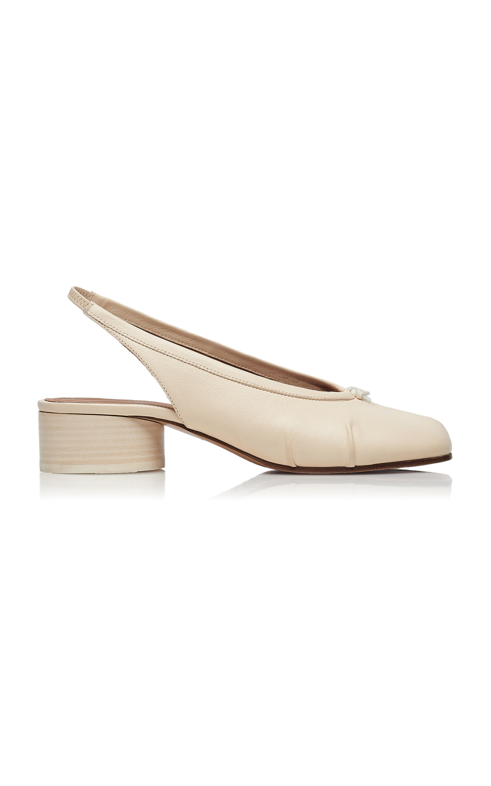 Tabi Leather Slingback Ballet Pumps