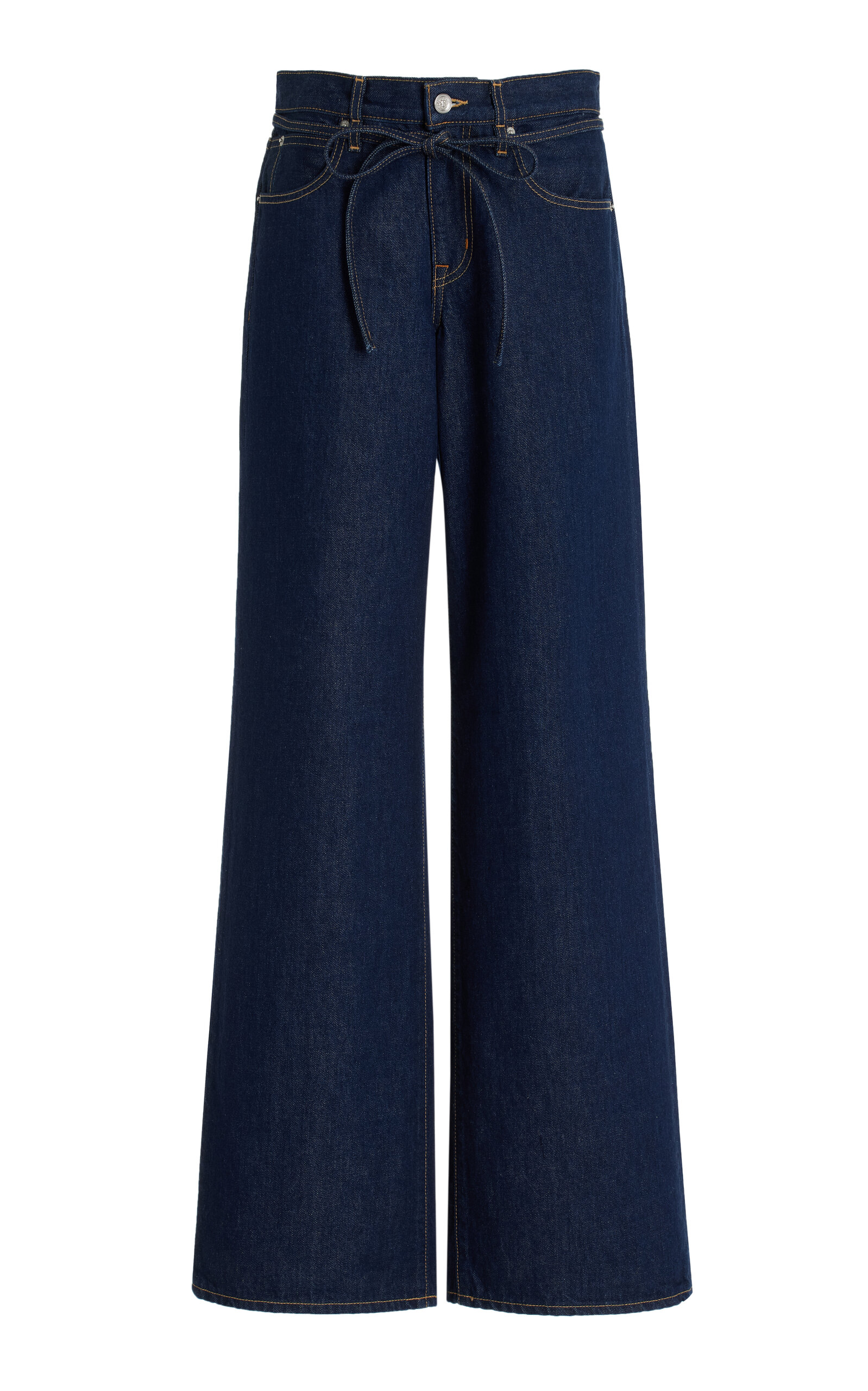 Mica Rigid Low-Rise Wide-Leg Jeans