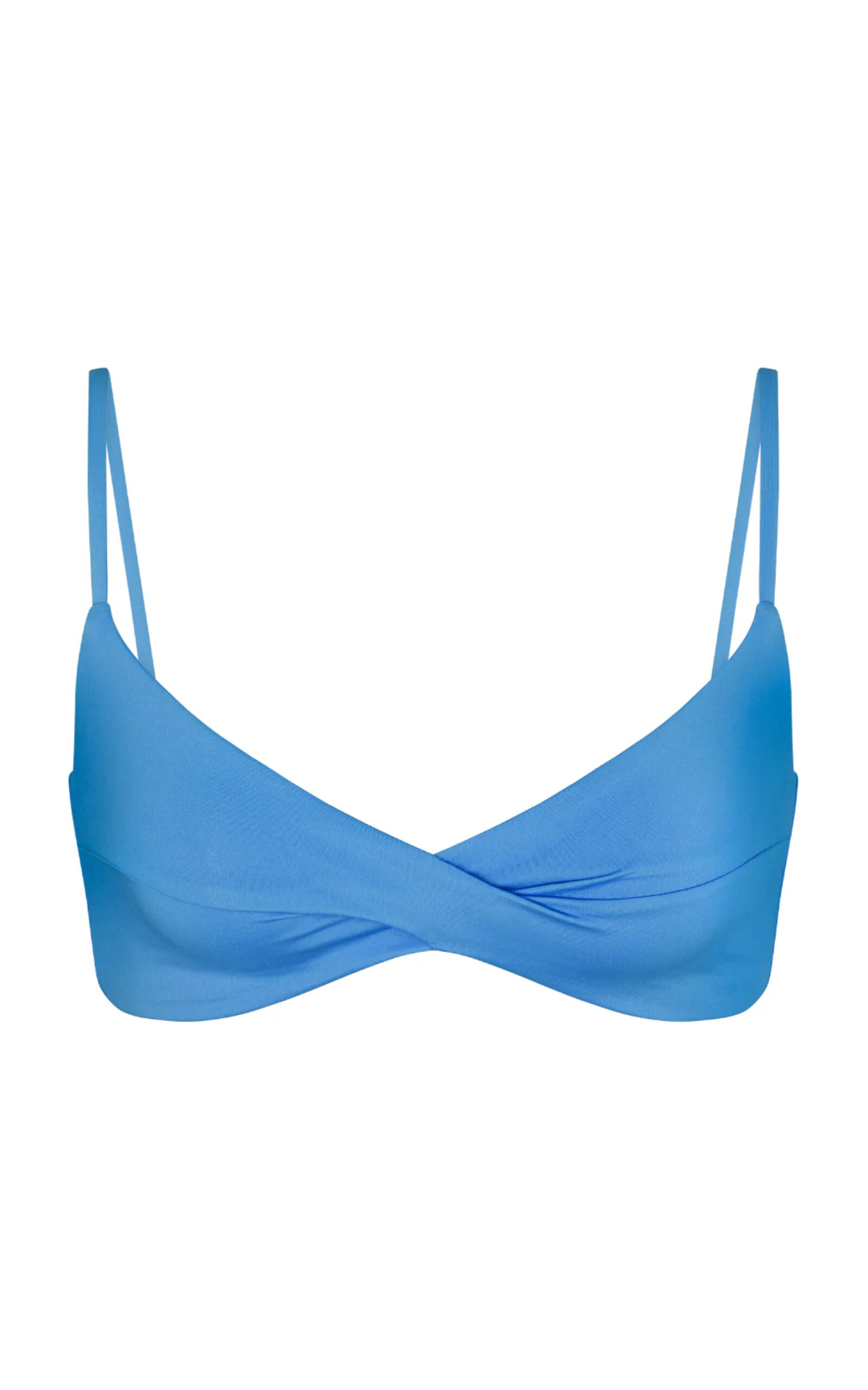 Shop Left On Friday Wave Bikini Top In Blue