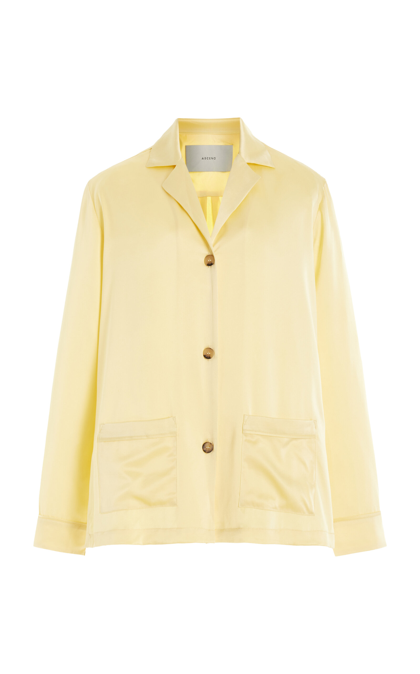 The Beverly Silk-Charmeuse Shirt