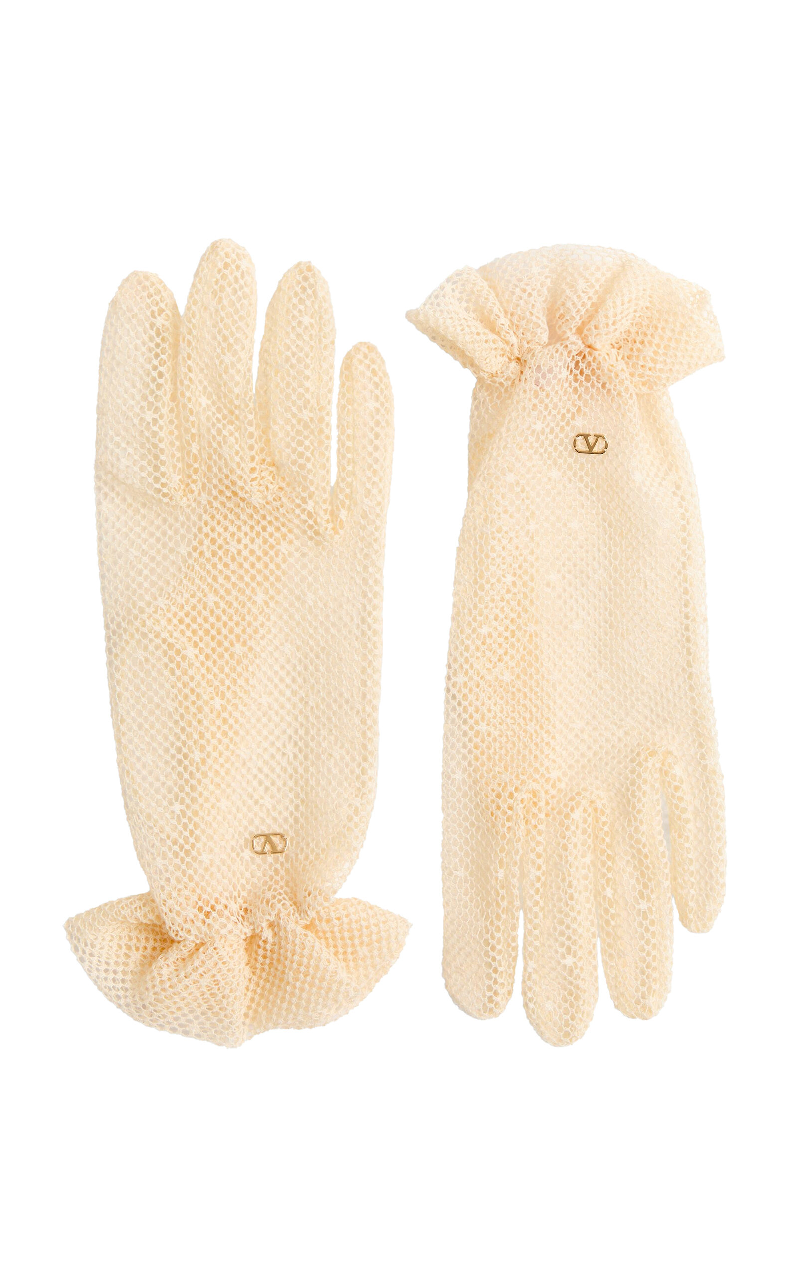 Vlogo Cotton-Blend Tulle Gloves