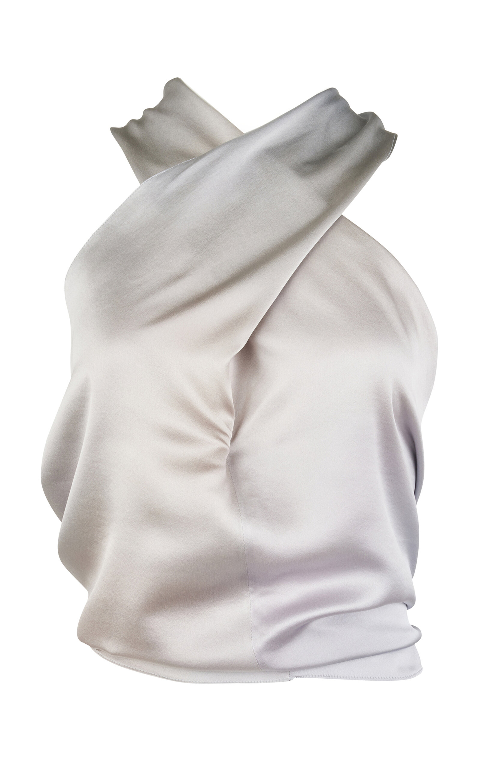 Olivia Hand-Dyed Silk Halterneck Top