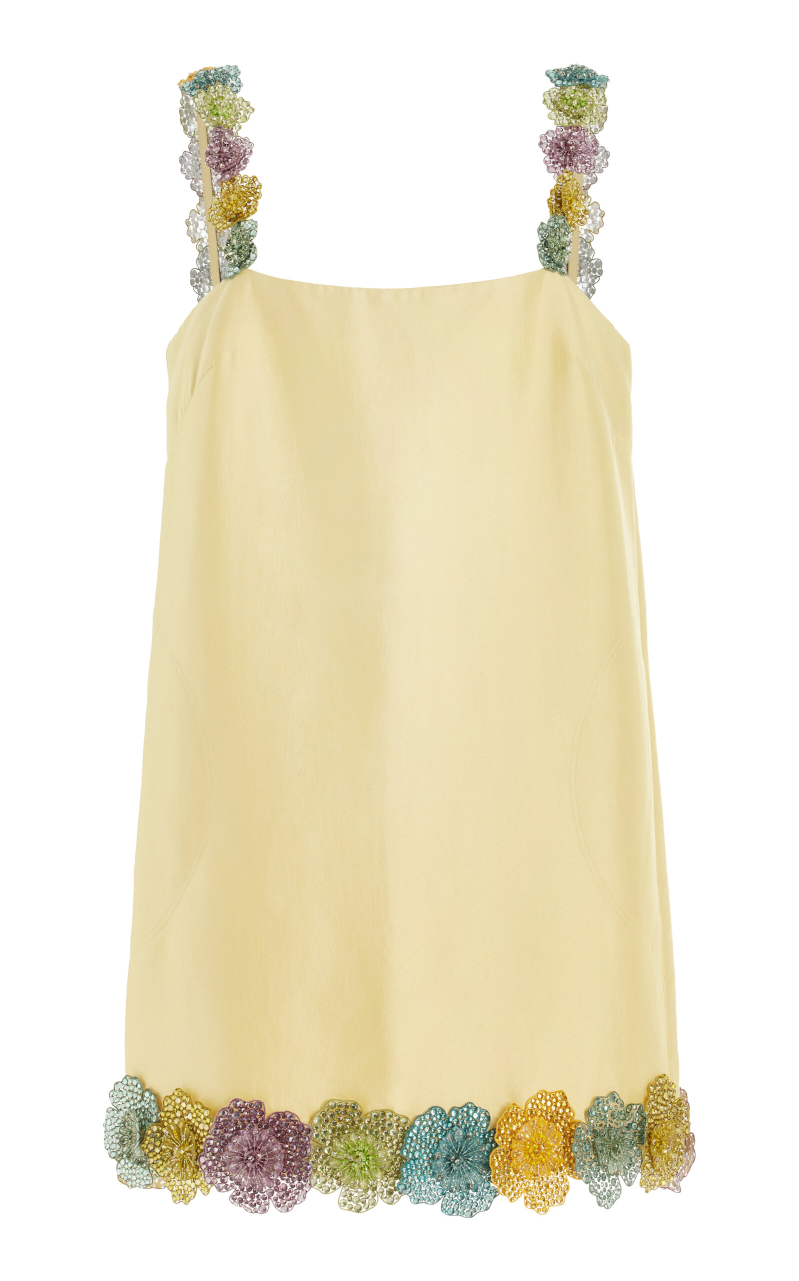 Shop Alemais Lolitat Mini Dress In Yellow