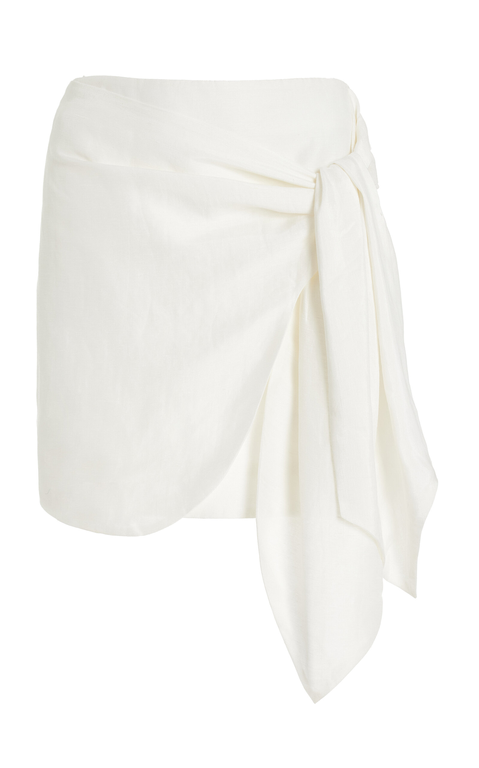 Celeste Linen-Blend Mini Skirt