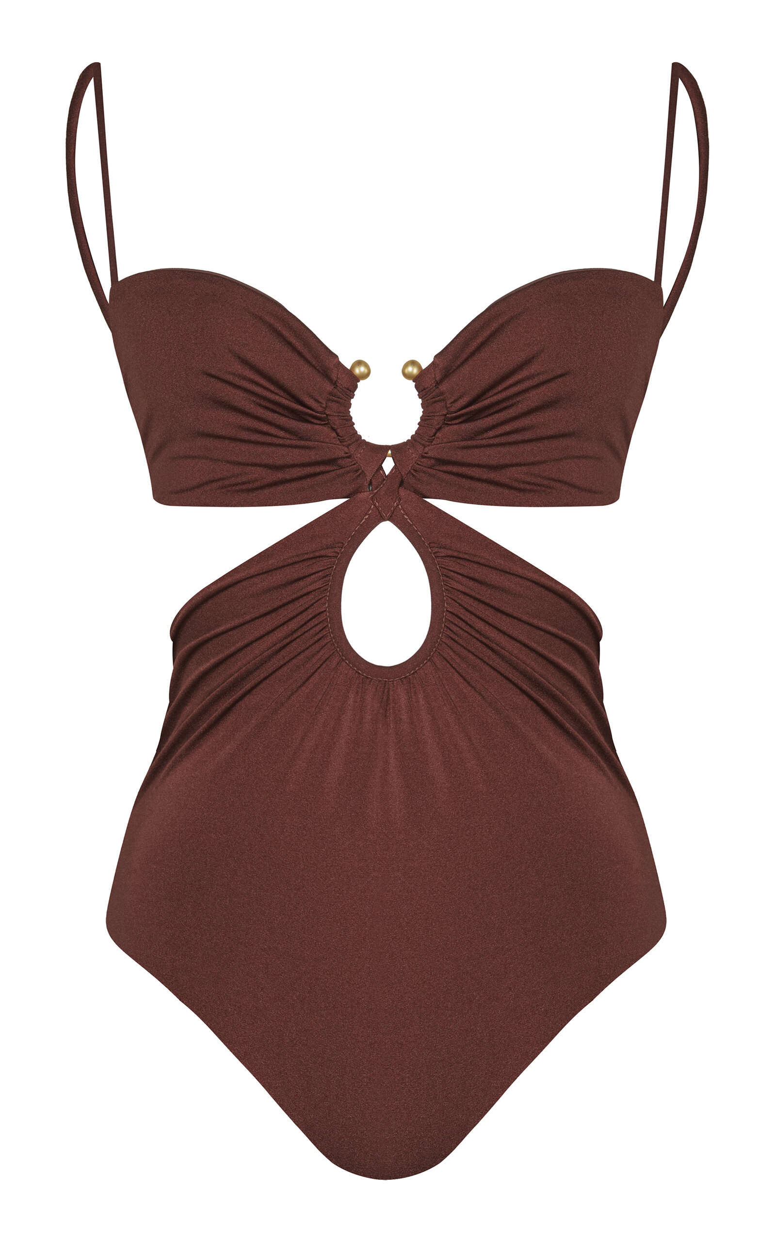 Sunny Days Ring-Detailed One-Piece Swimsuit