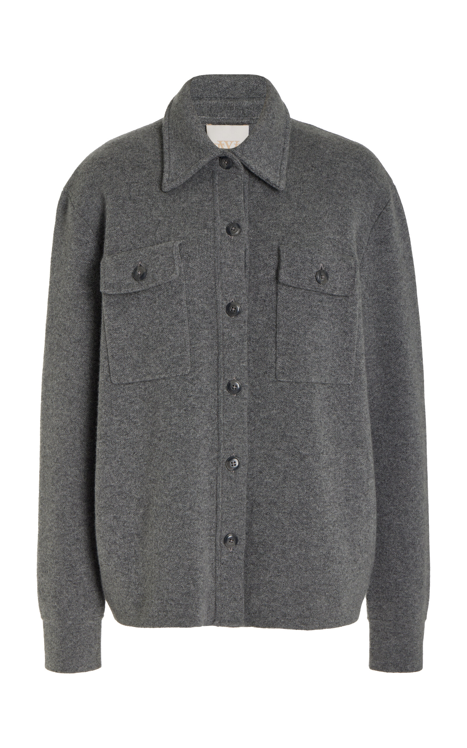 Shop Twp New Theo Cashmere Jacket In Grey