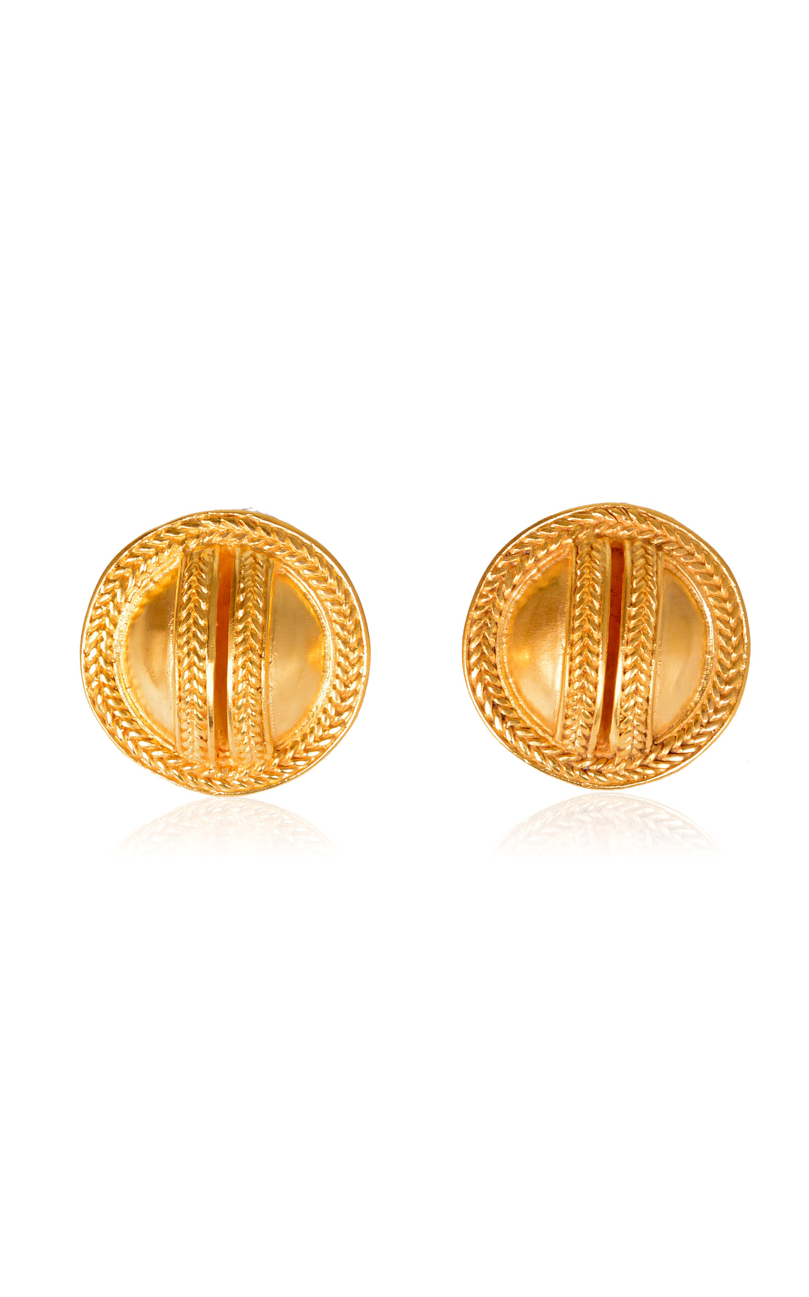 Shop Cano Linchpin 24k Gold-plated Earrings