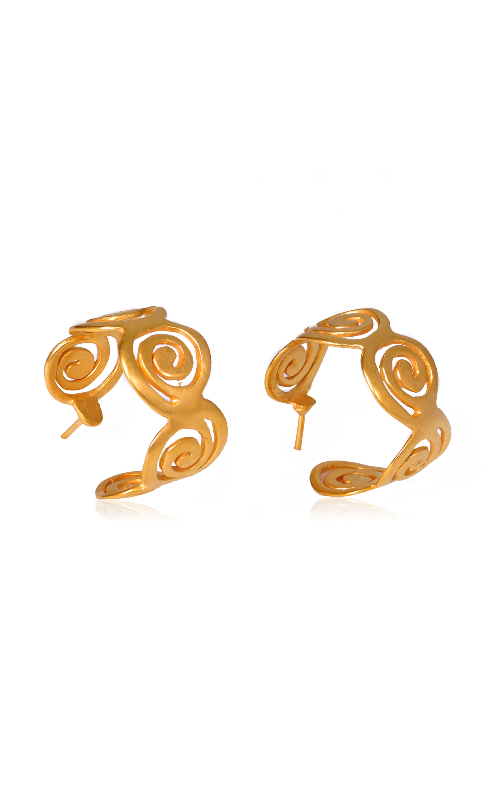 Muyukuna 24K Gold-Plated Earrings