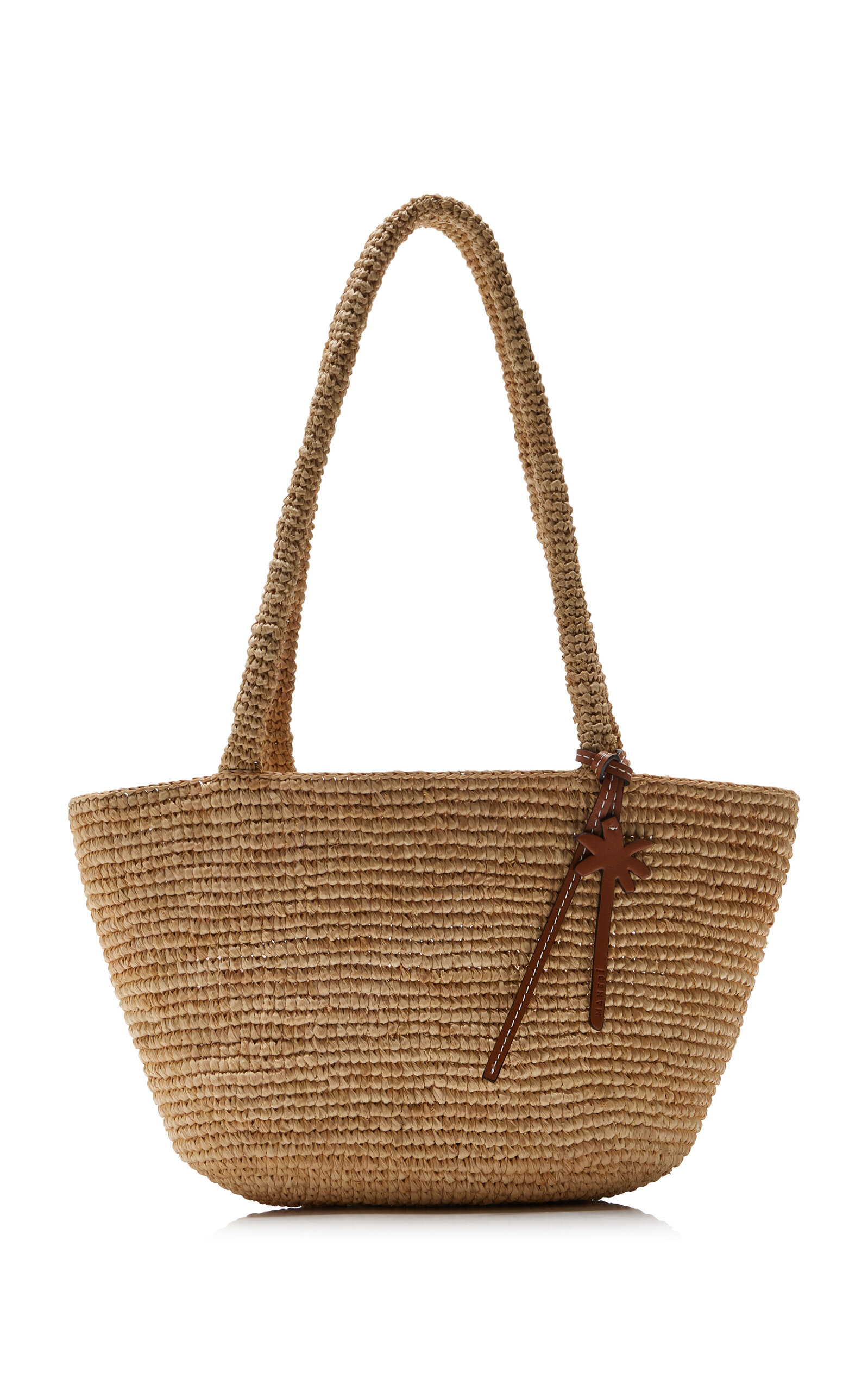 Panier Medium Raffia Tote Bag