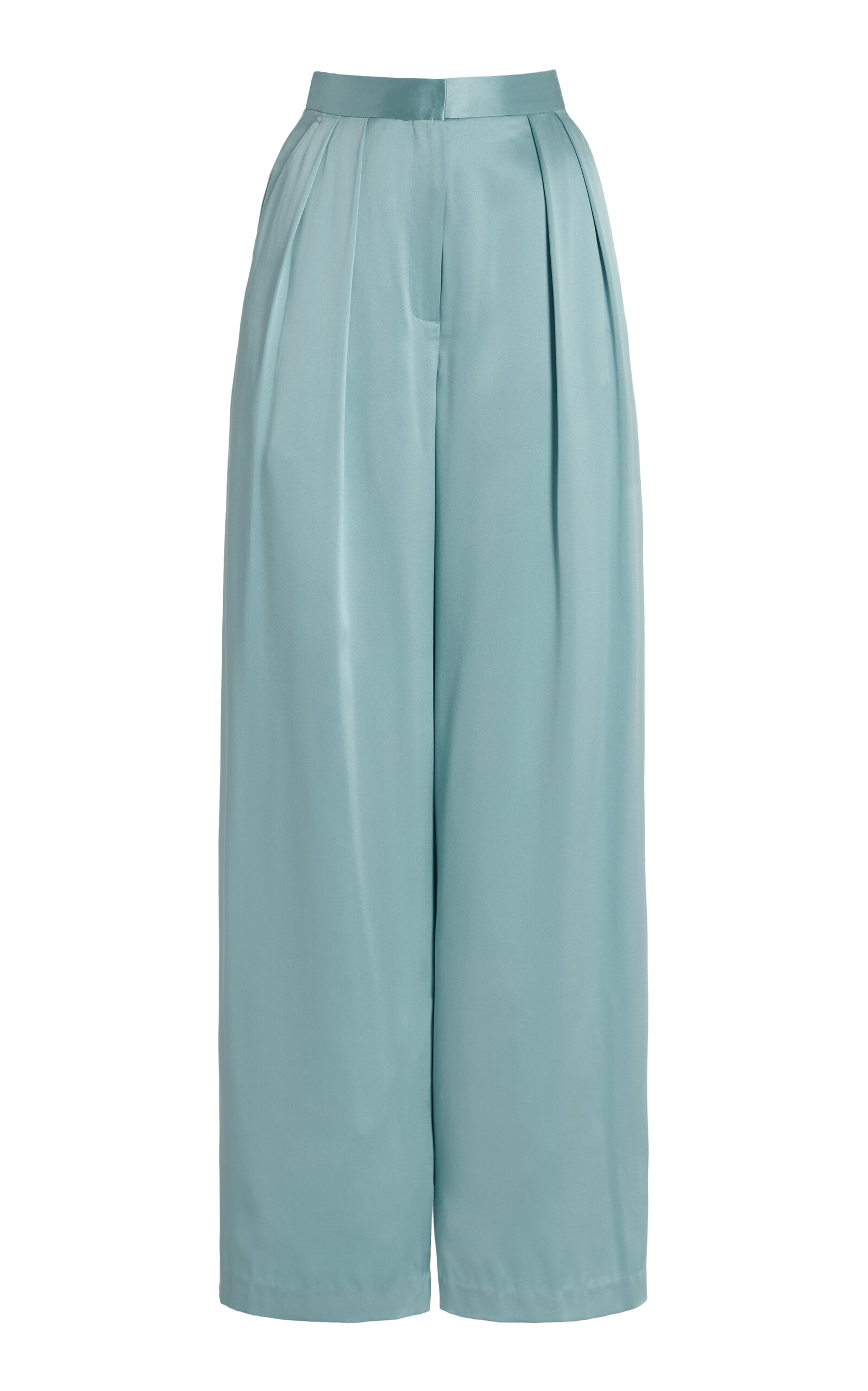 Nils Silk-Charmeuse Pants