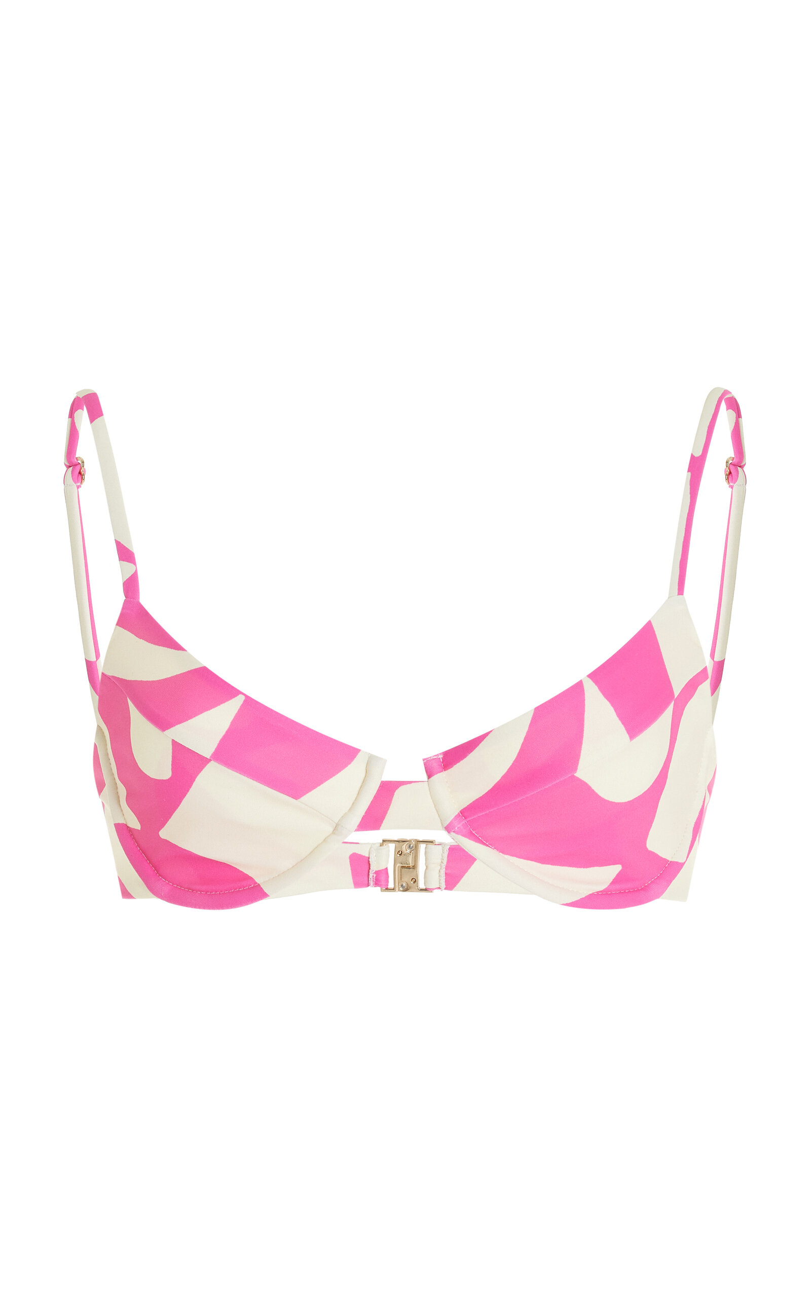 Shop Juillet Swimwear Lulu Bikini Top In Print