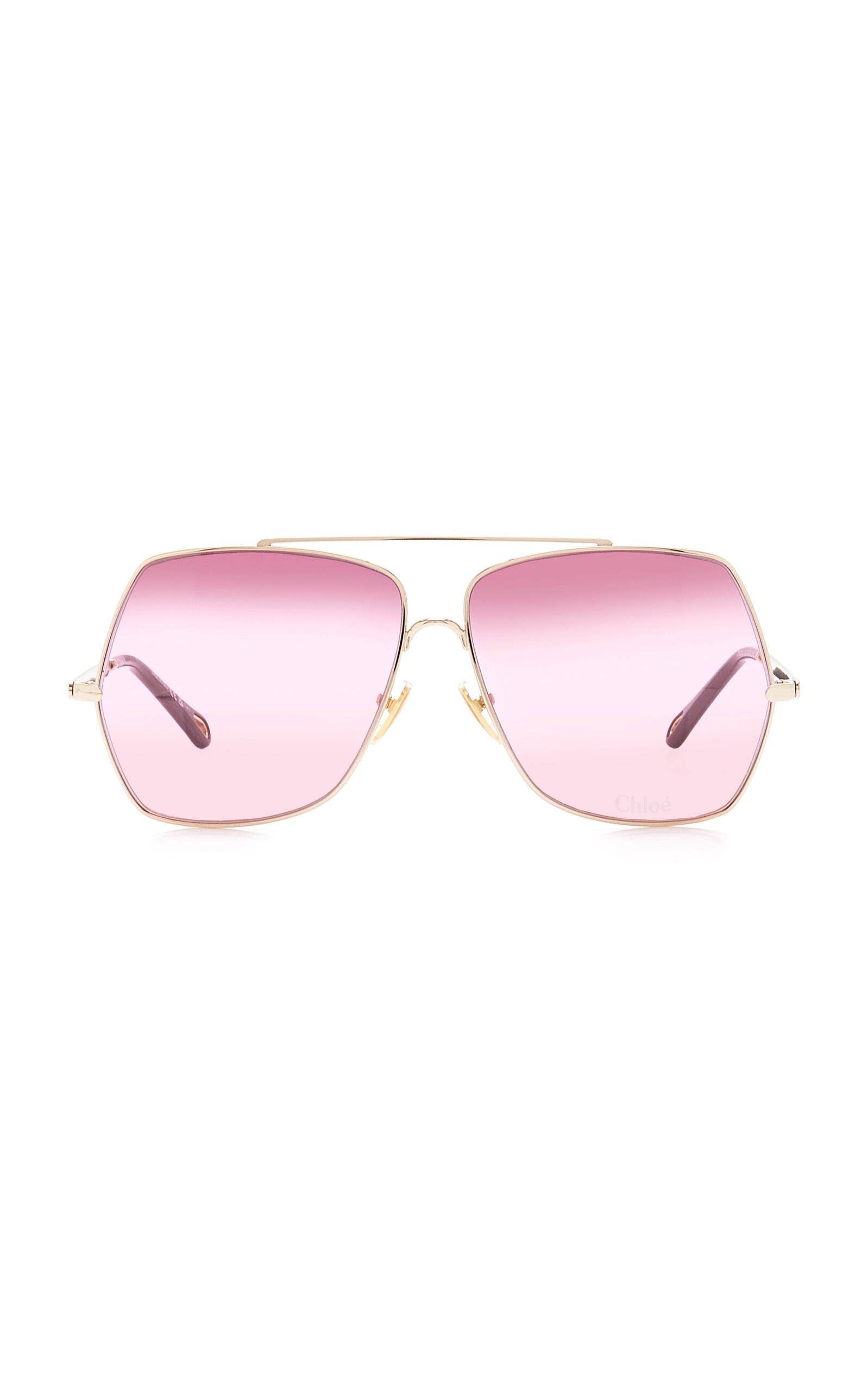 Chloé Aly Metal Sunglasses