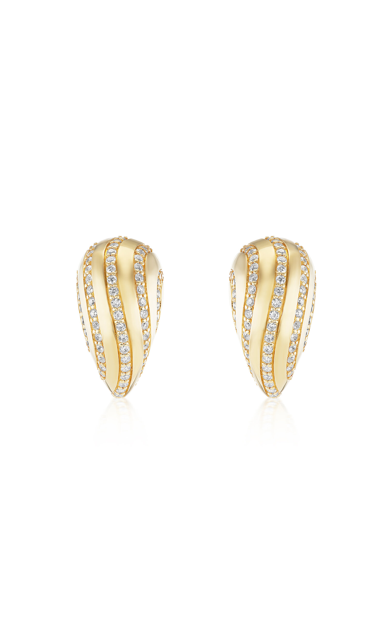 Sorellina Stardust 18k Yellow Gold Diamond Earrings