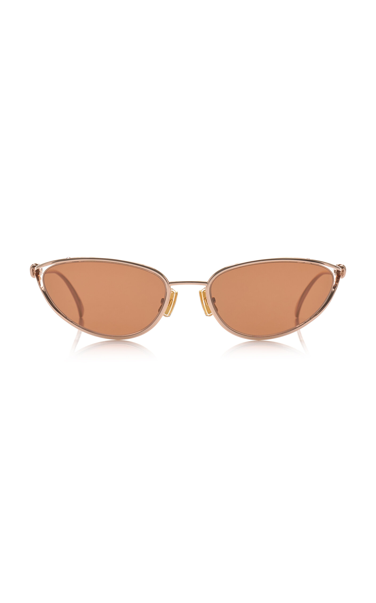 Knot Cat-Eye Metal Sunglasses