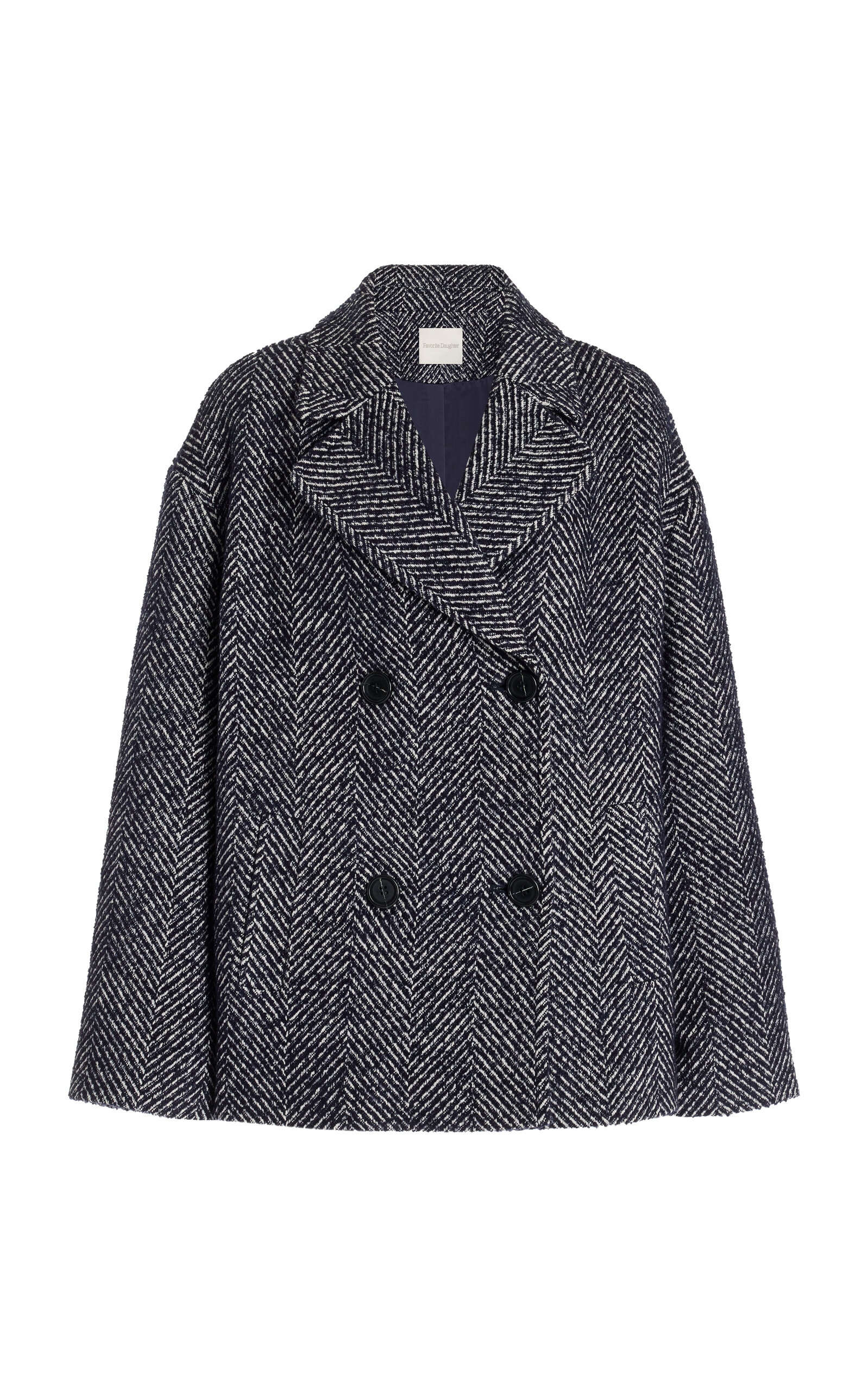 Shop Favorite Daughter Exclusive Favorite Peacoat In Navy