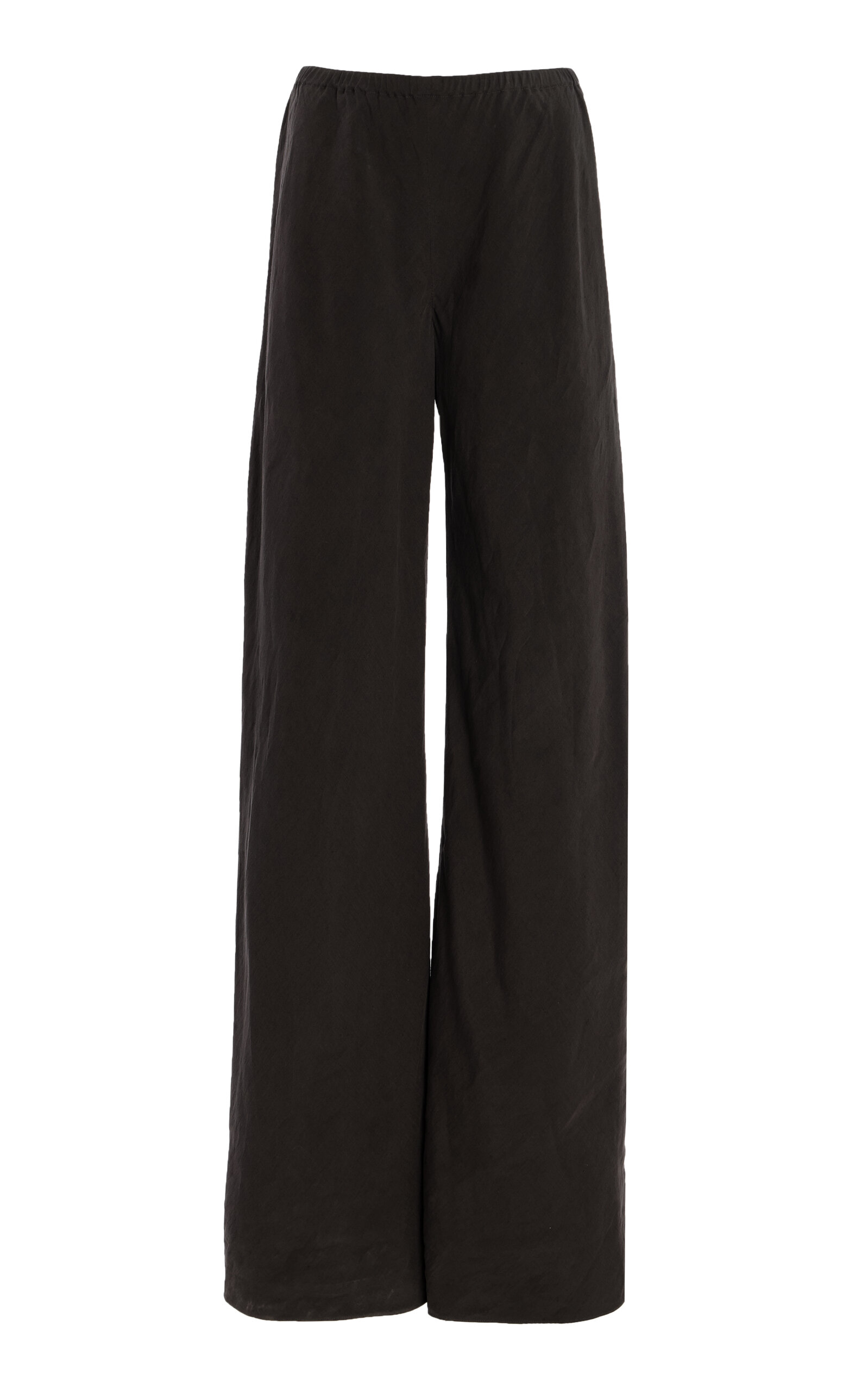 Gala Silk-Blend Wide-Leg Pants