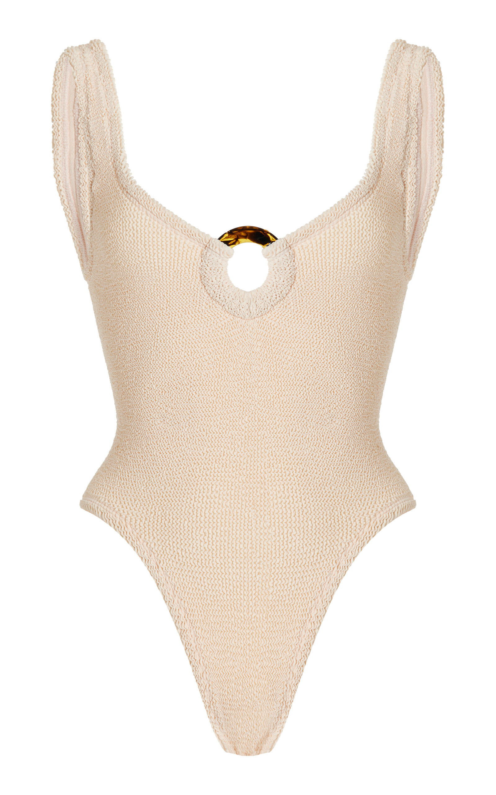 Celine Seersucker One-Piece Swimsuit