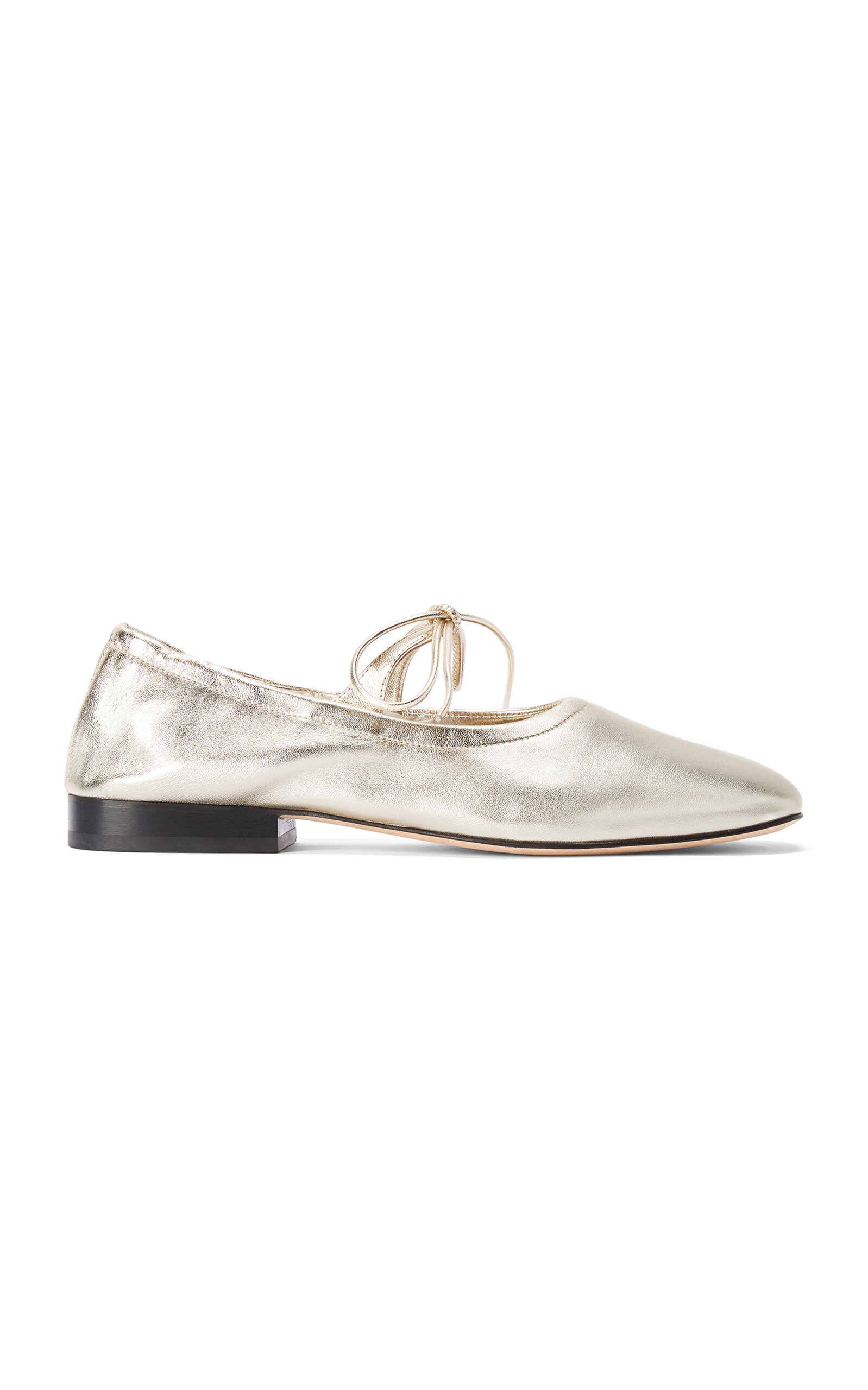 YUNI BUFFA LOLA LEATHER MARY JANE FLATS 