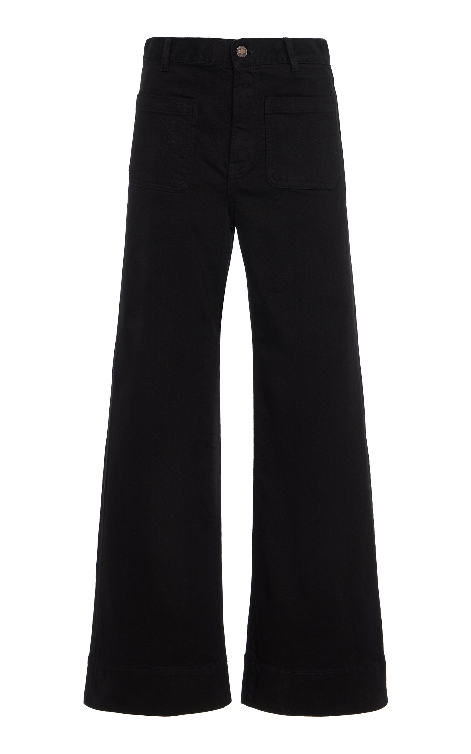 St Monica Stretch High-Rise Flared-Leg Jeans