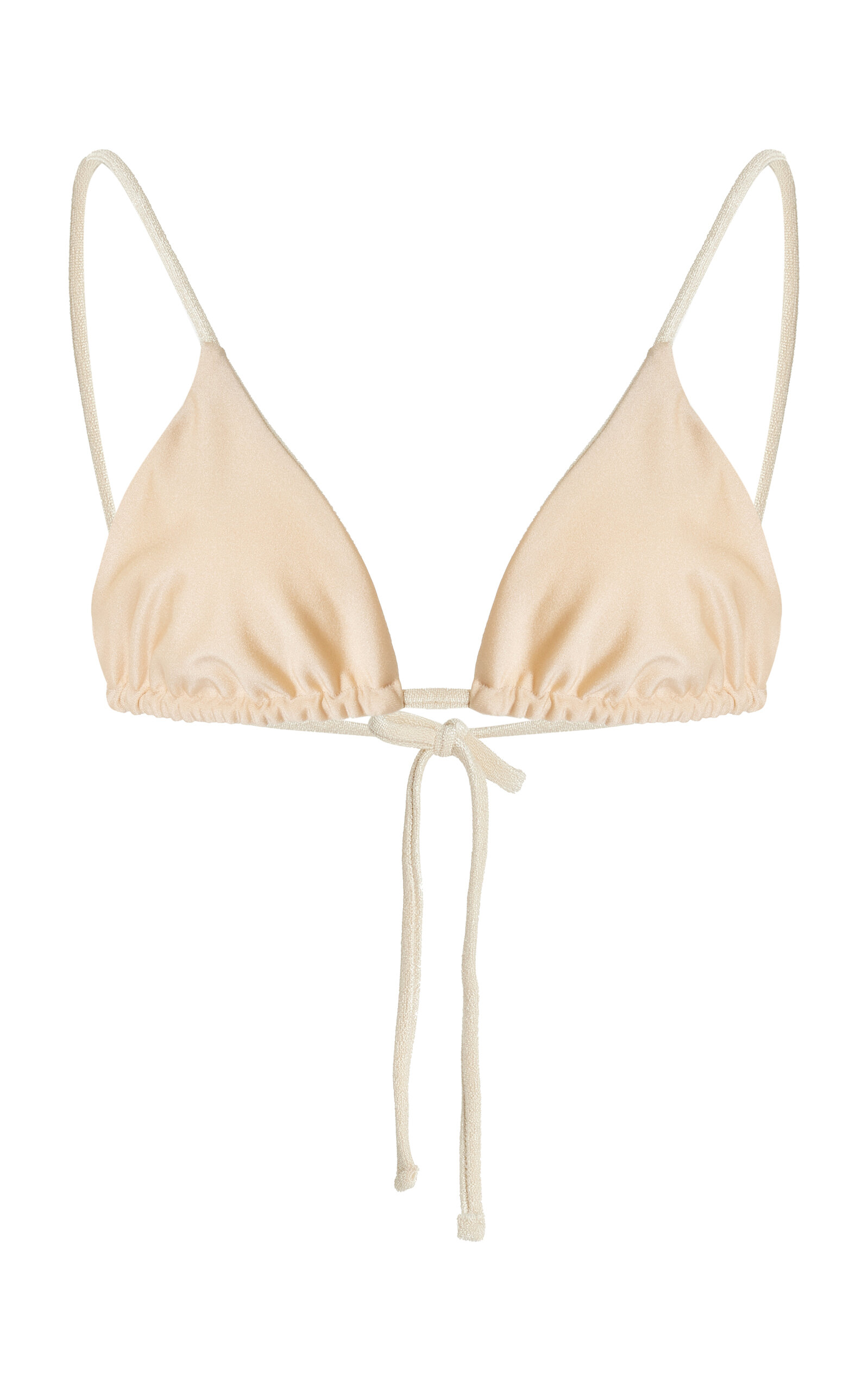 Shop Jade Swim Via Bikini Top In Ivory