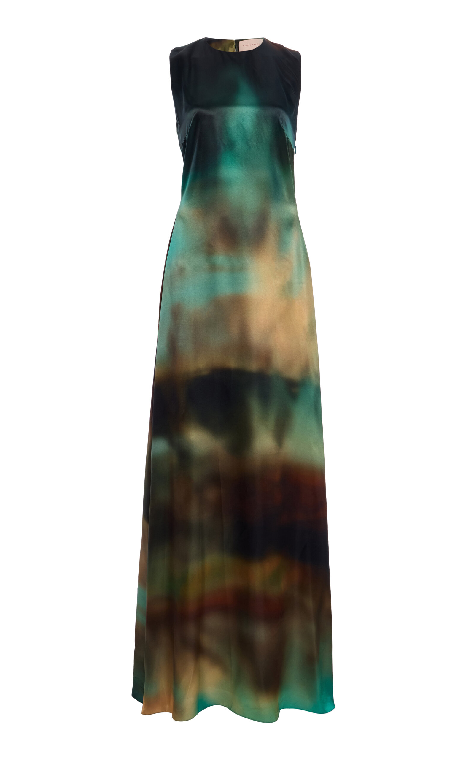 Sylas Printed Silk Blend Dress