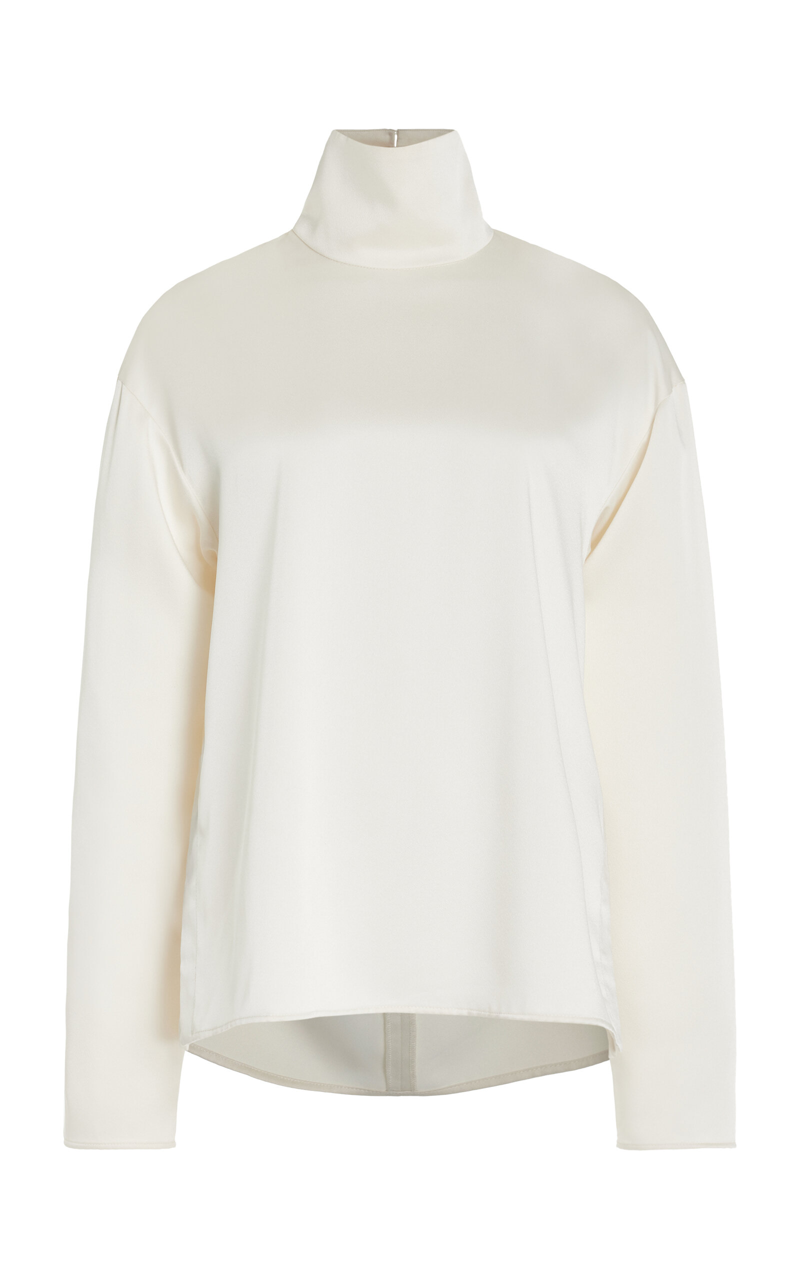 Shop 16arlington Olall Satin Top In Ivory