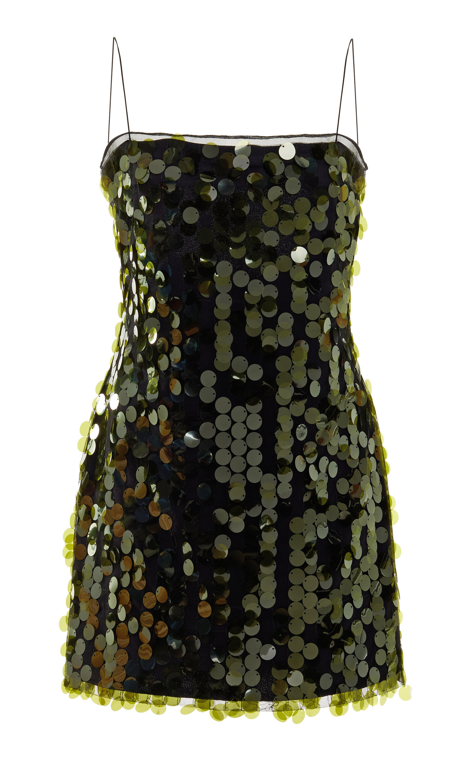 Shop 16arlington Fia Sequined Mini Dress In Green