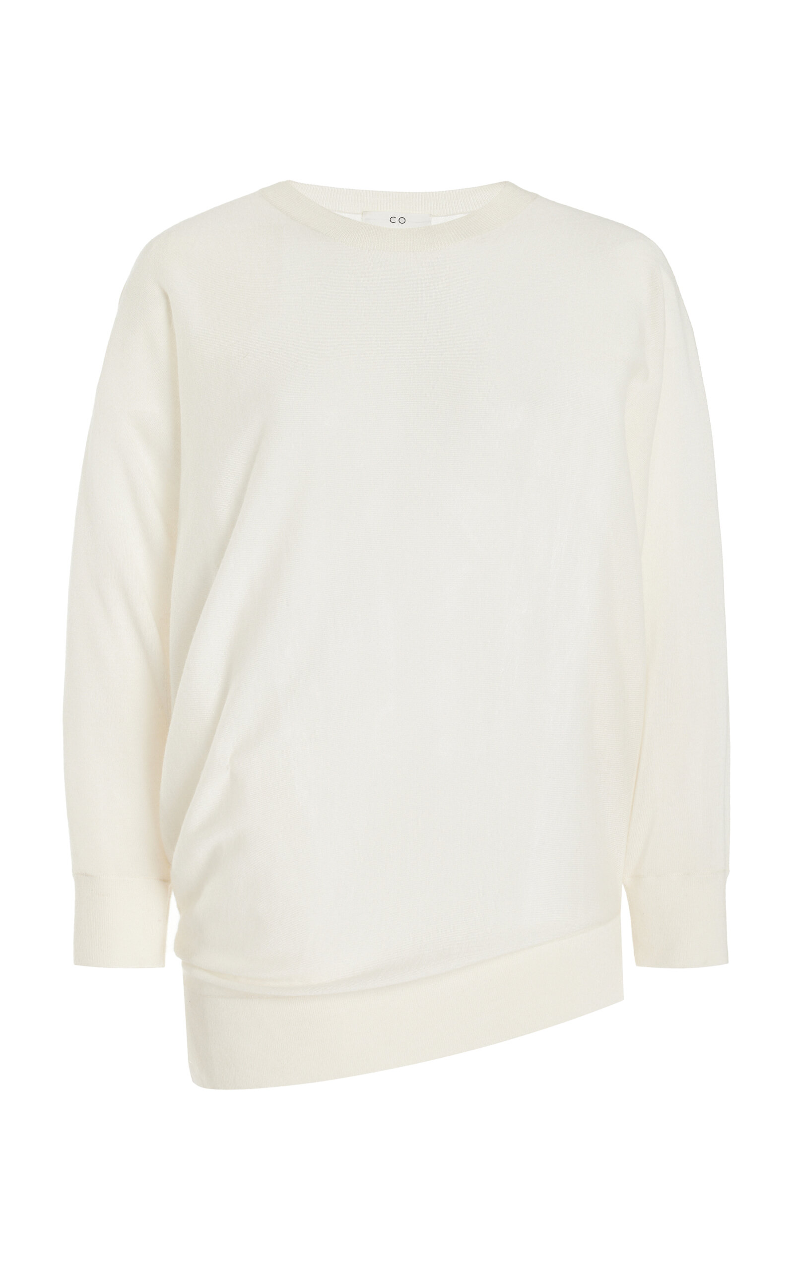 Asymmetric Cashmere-Knit Top