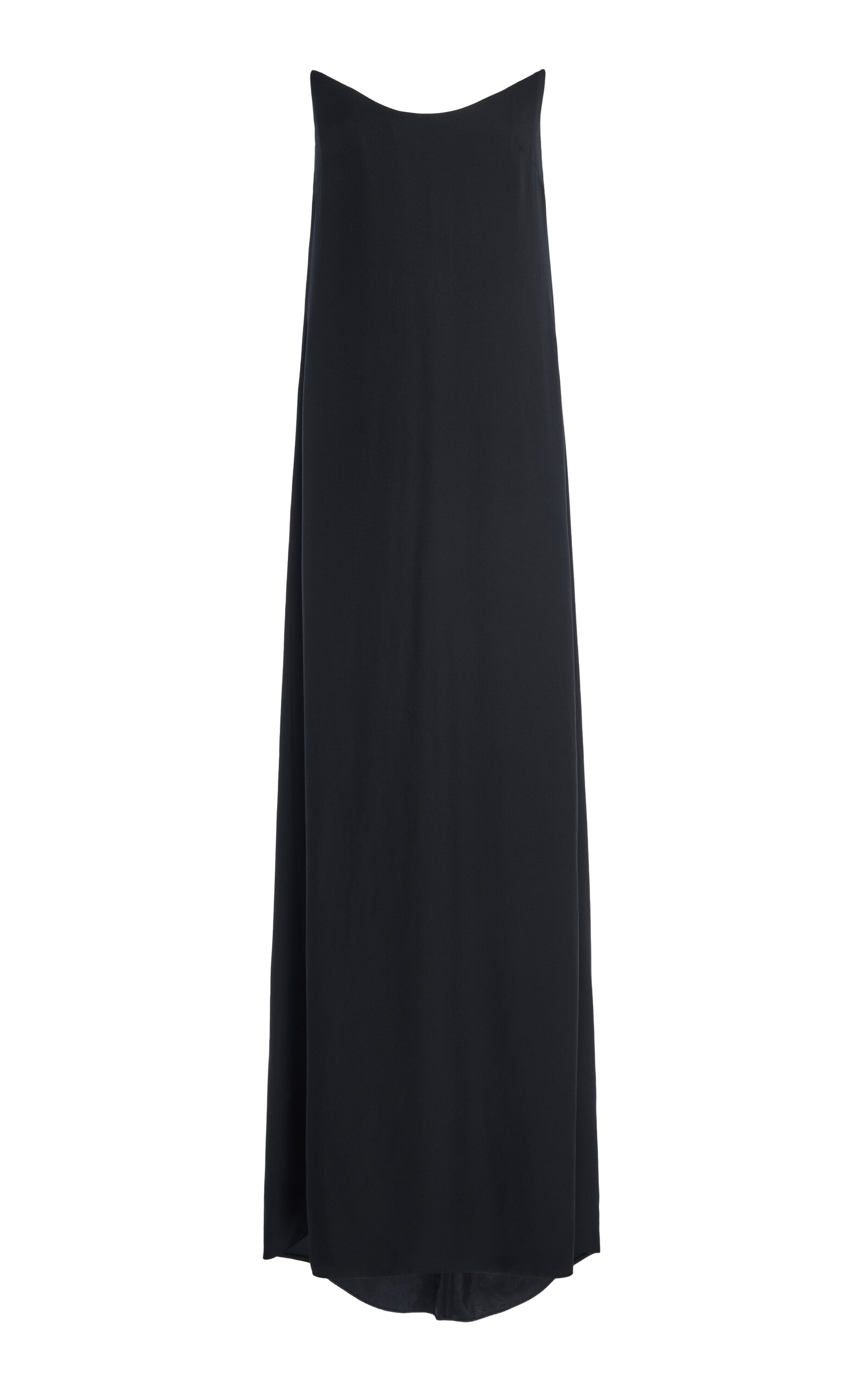 Strapless Crepe Gown