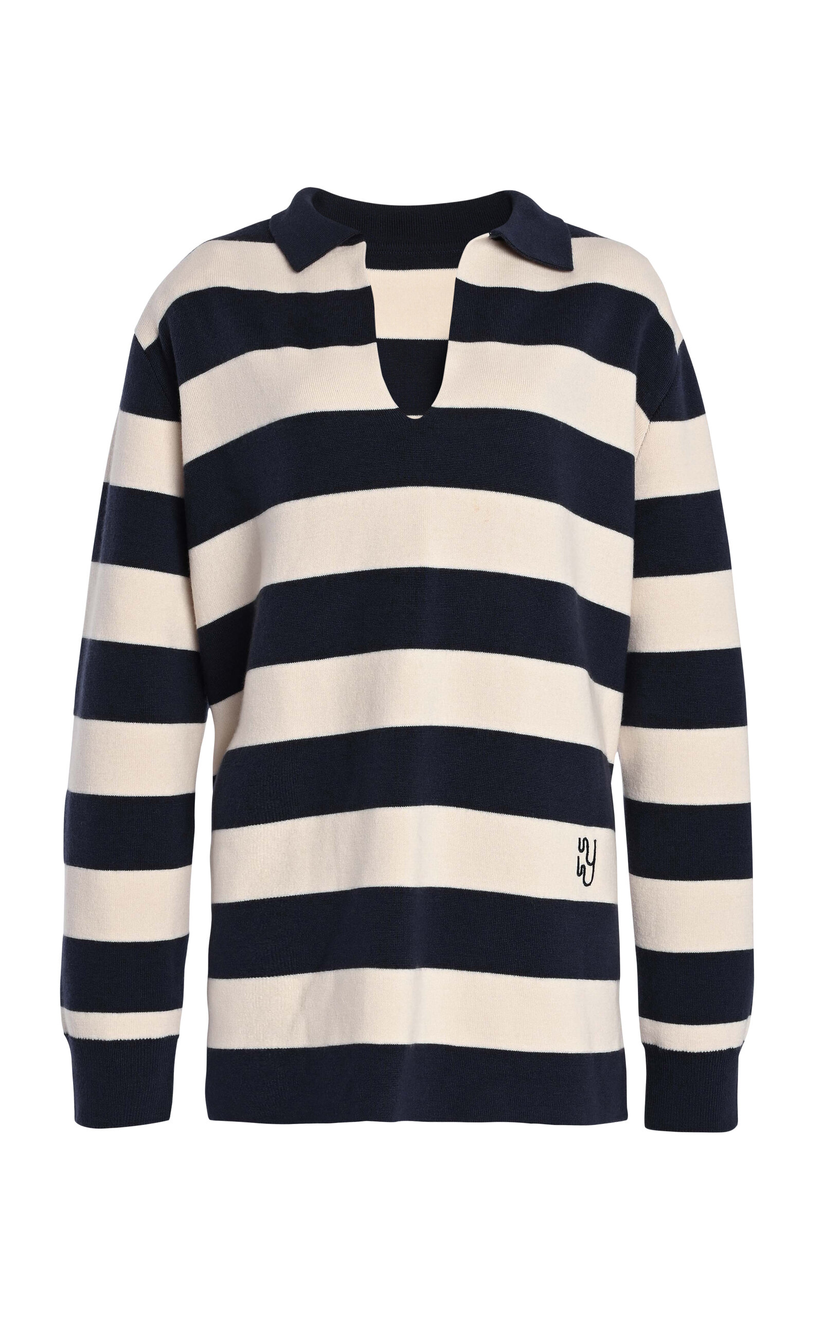 Sailor Cashwool Knit Polo Shirt