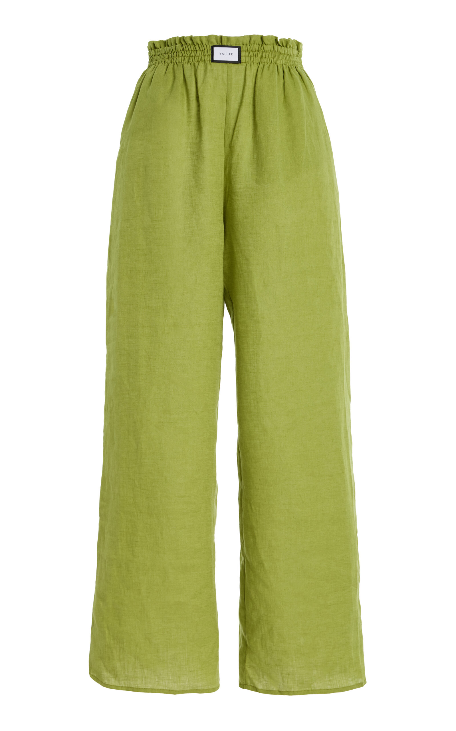 Janiero Linen Wide-Leg Pants