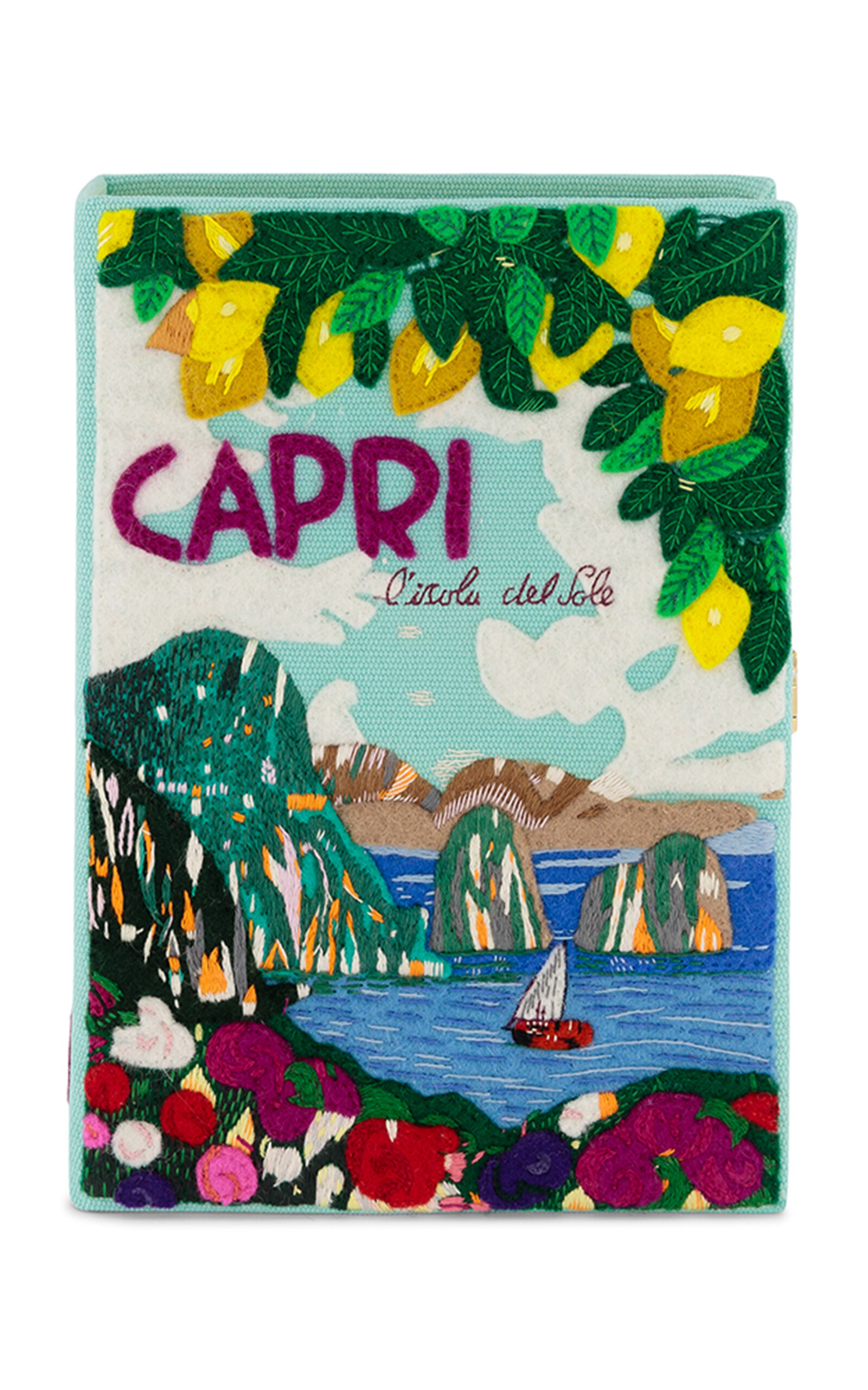 Capri Lemons Book Clutch
