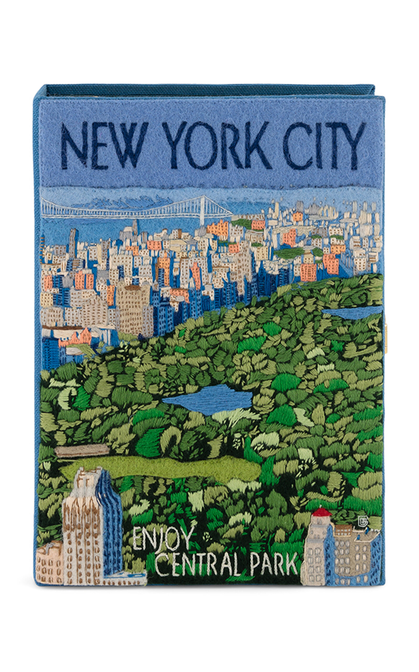 New York City Book Clutch