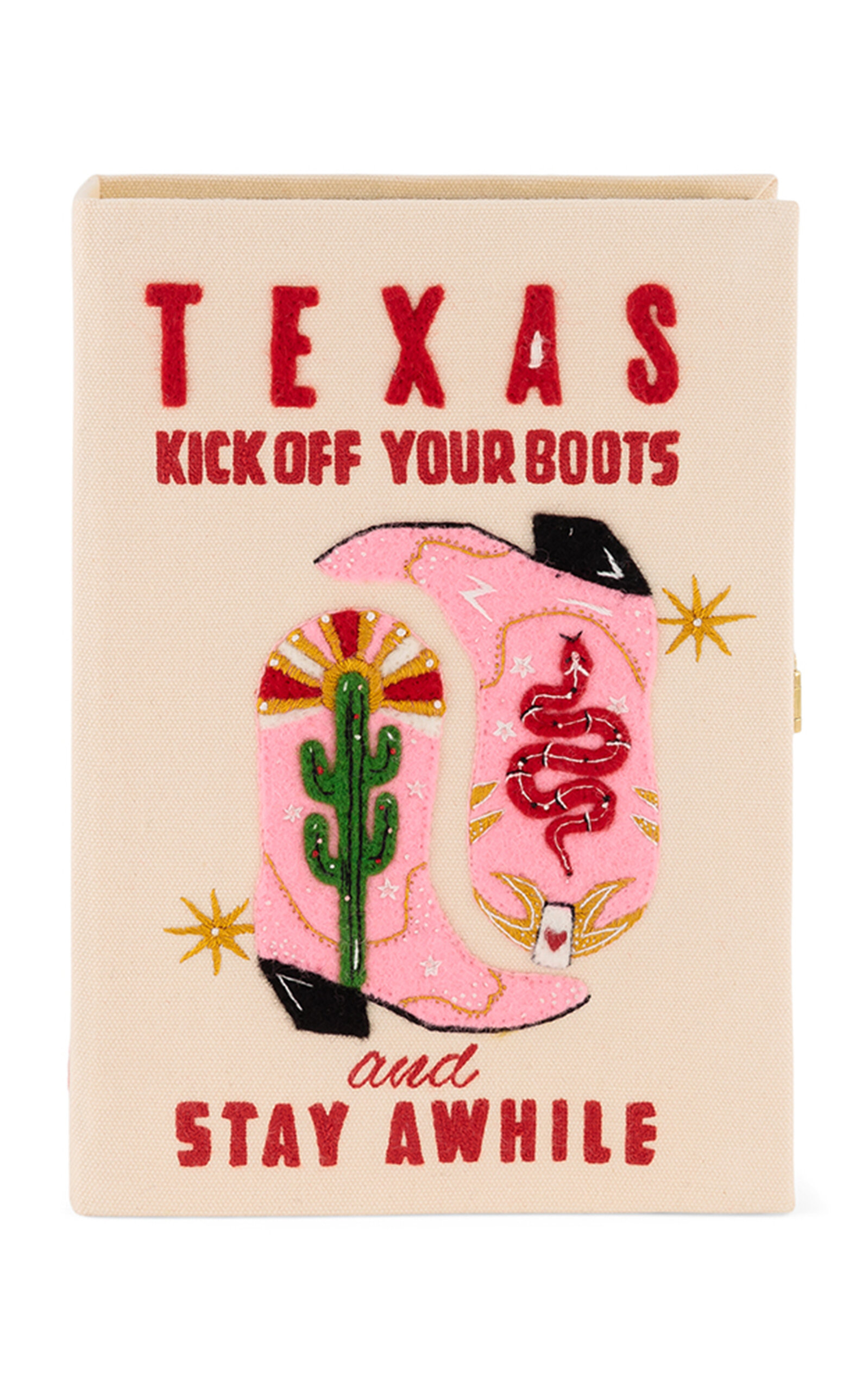 Texas Boots Book Clutch