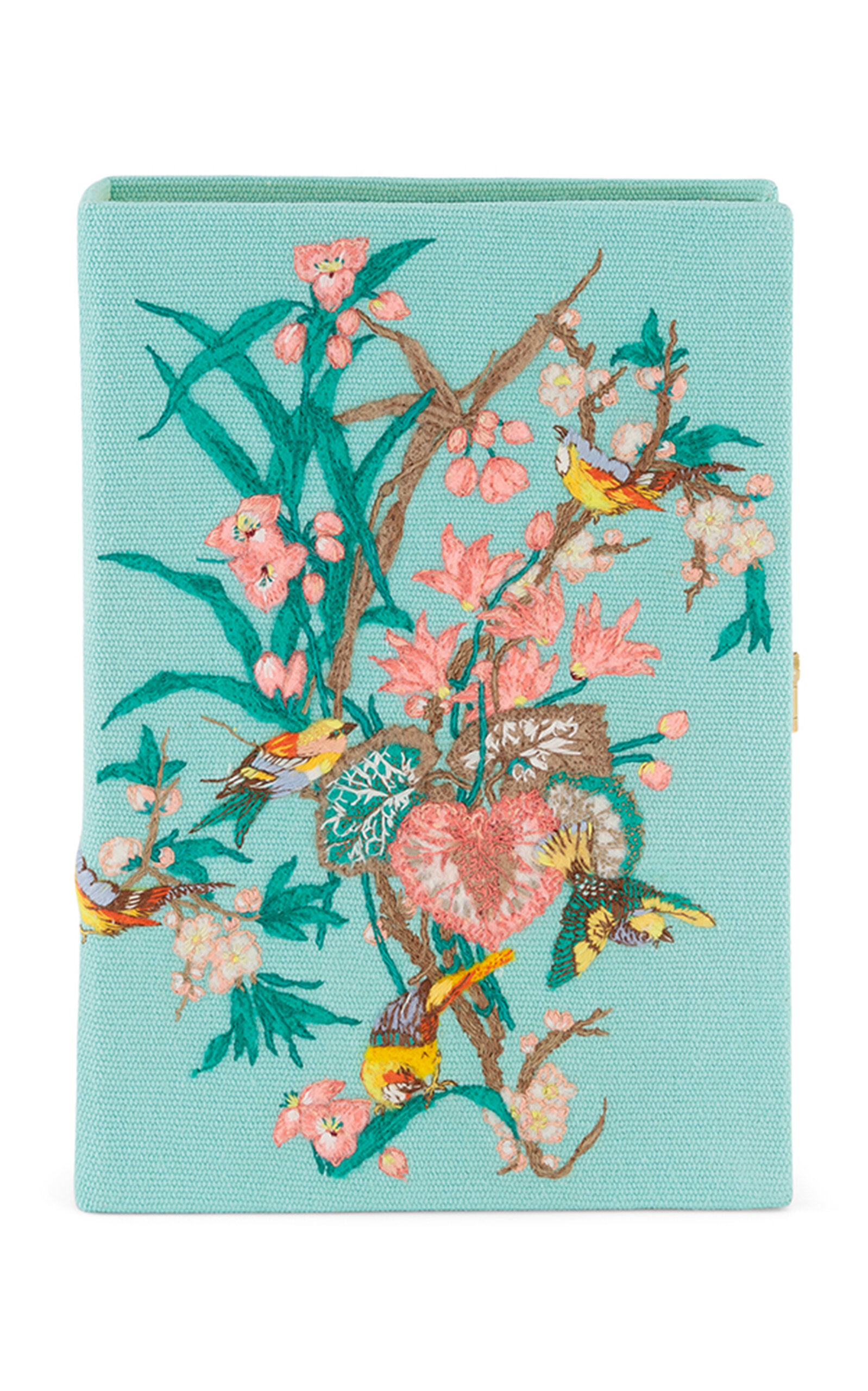 Birds and Blossom Book Clutch