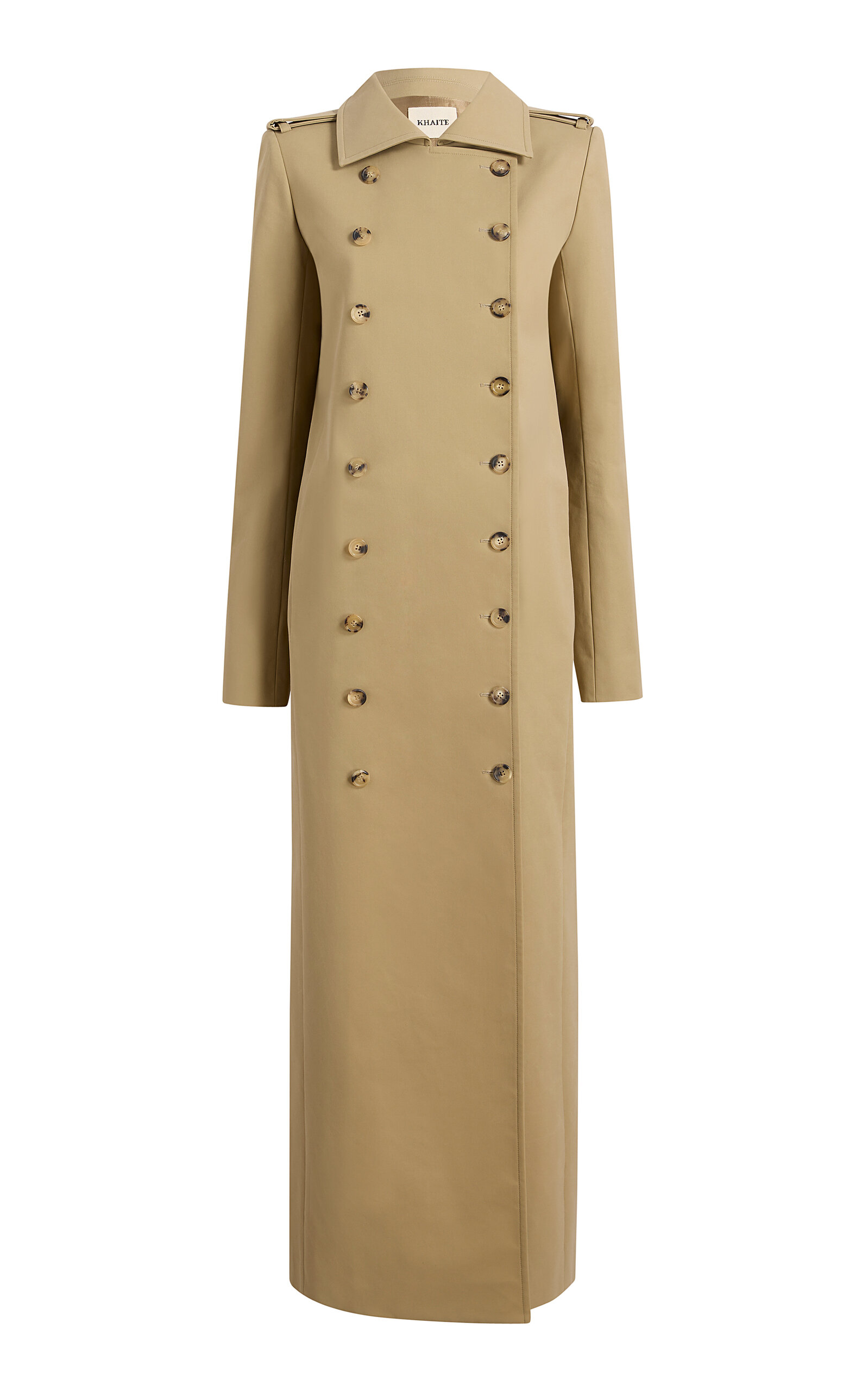 Mallory Cotton-Nylon Double-Breasted Trench Coat